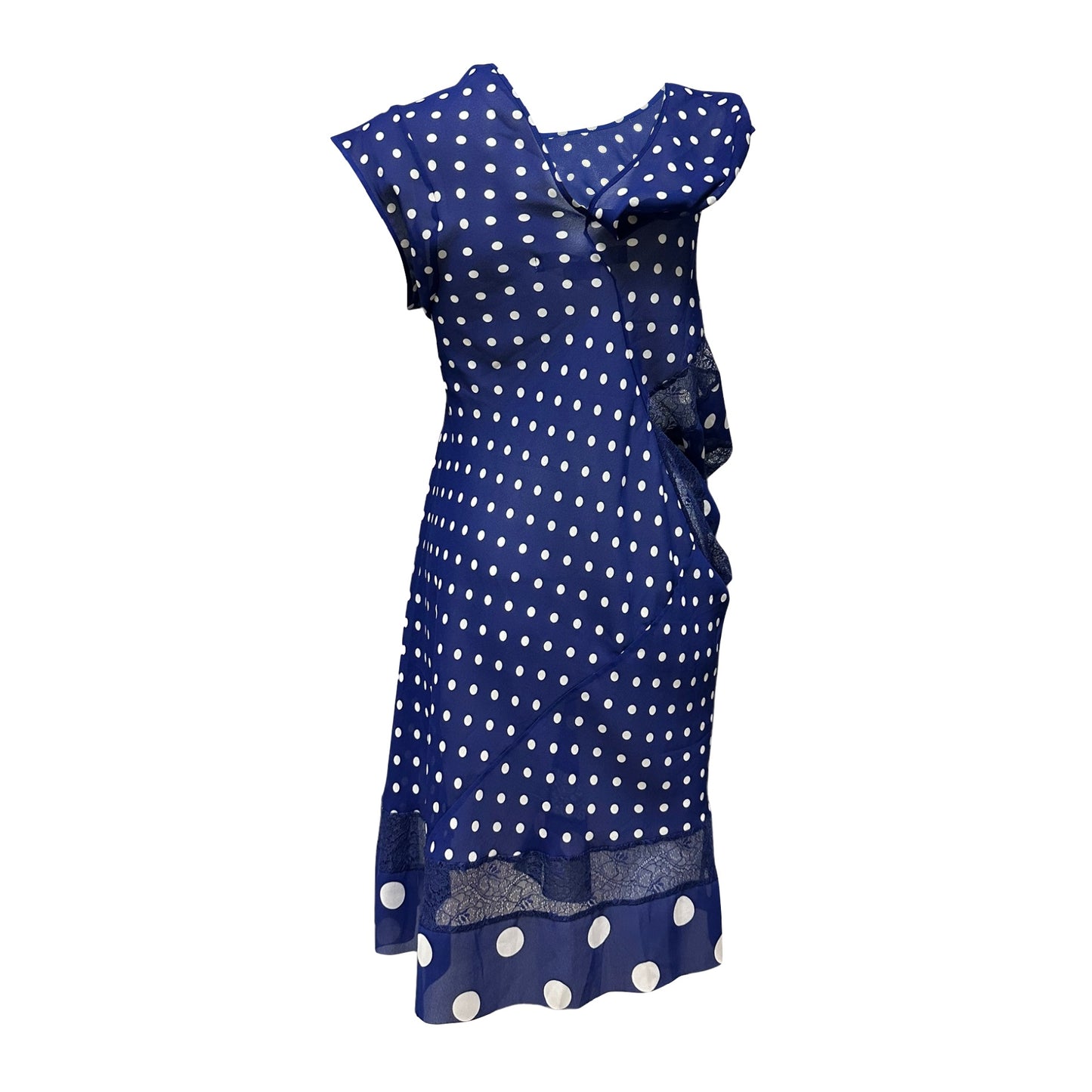 JUNYA WATANABE Spring Summer 2011 Transformation Polka Dot Midi Dress