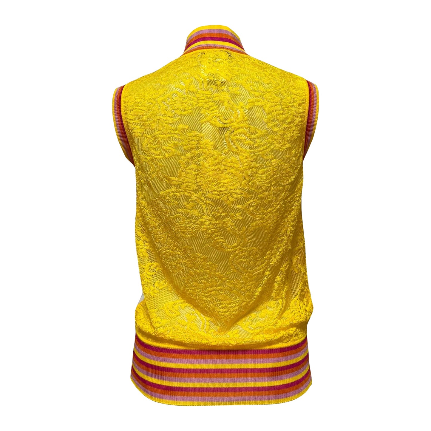 CHRISTIAN DIOR Spring Summer 2004 Flower Patchwork Lace Vest