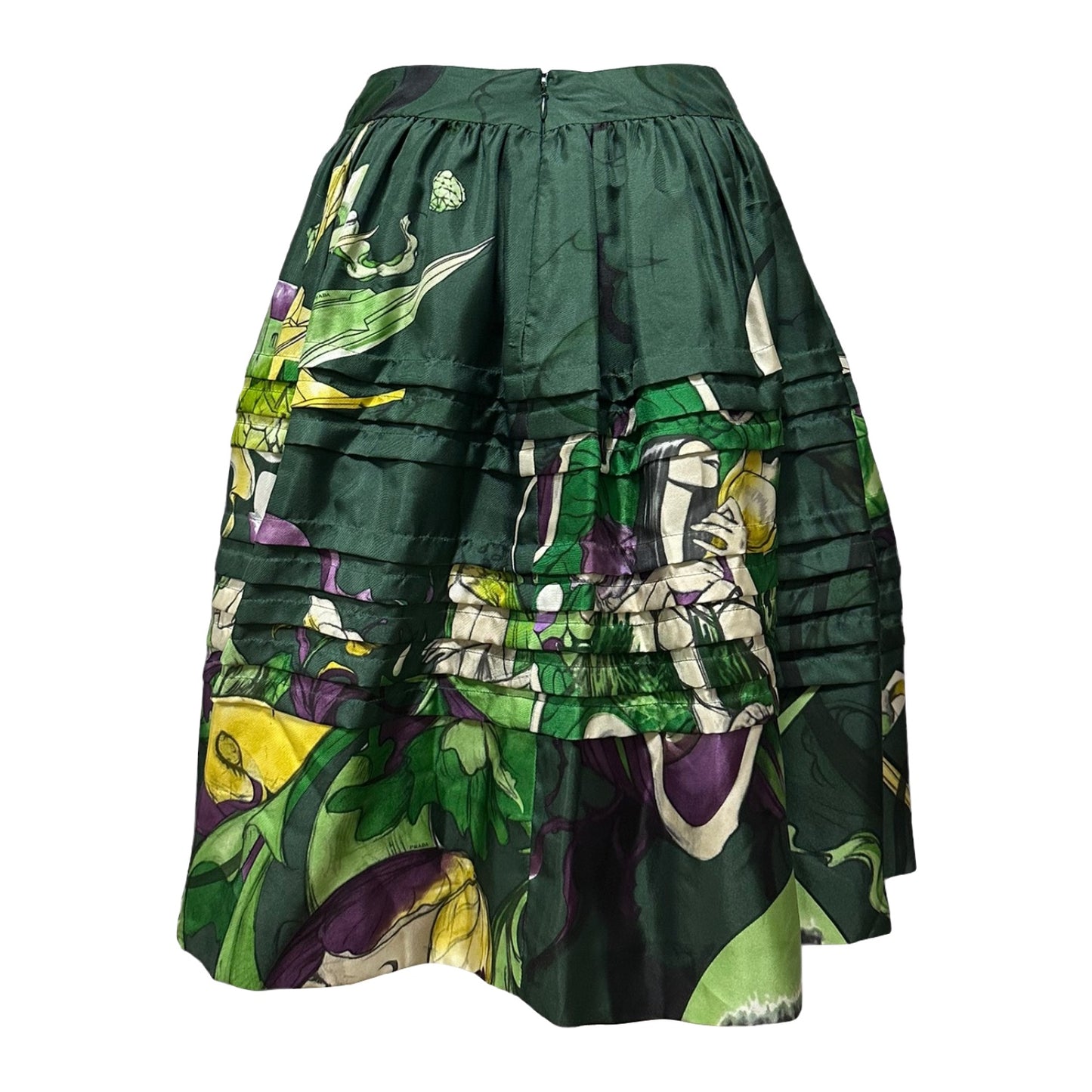 PRADA × JAMES JEAN Spring Summer 2008 "Fairy" Flared Midi Skirt