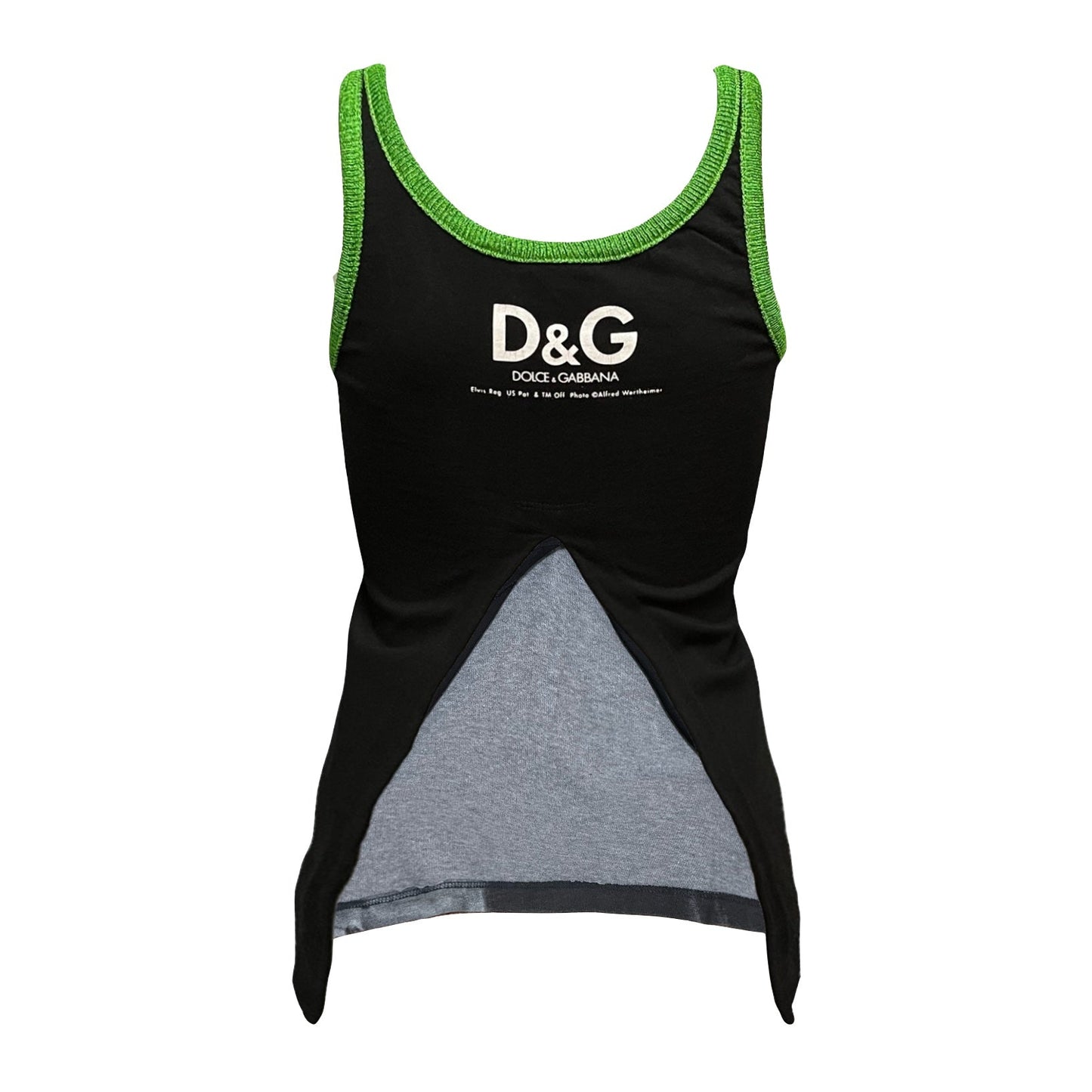 D&G Spring Summer 2005 Elvis Presley Print Tank Top