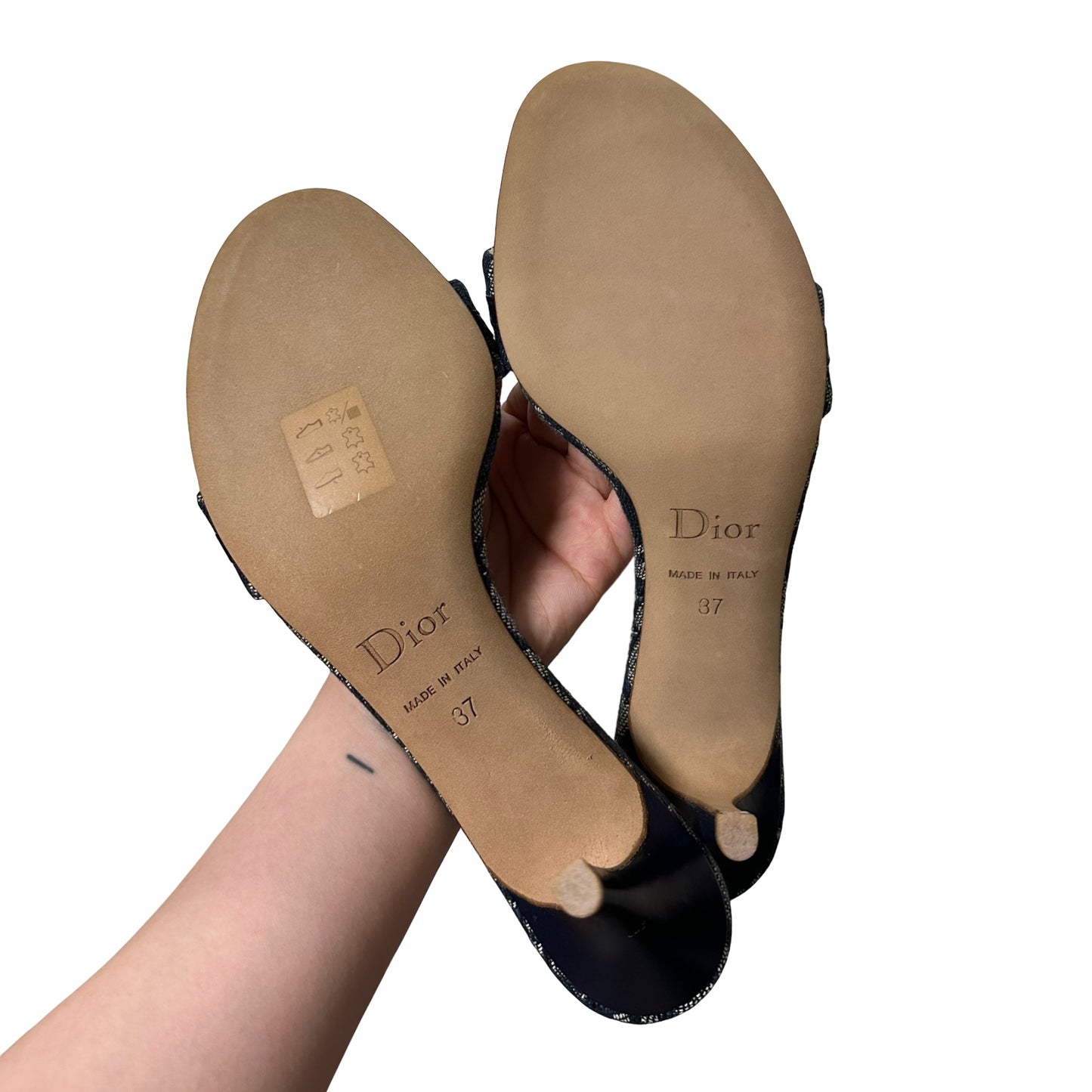 CHRISTIAN DIOR Trotter Bow Sandals