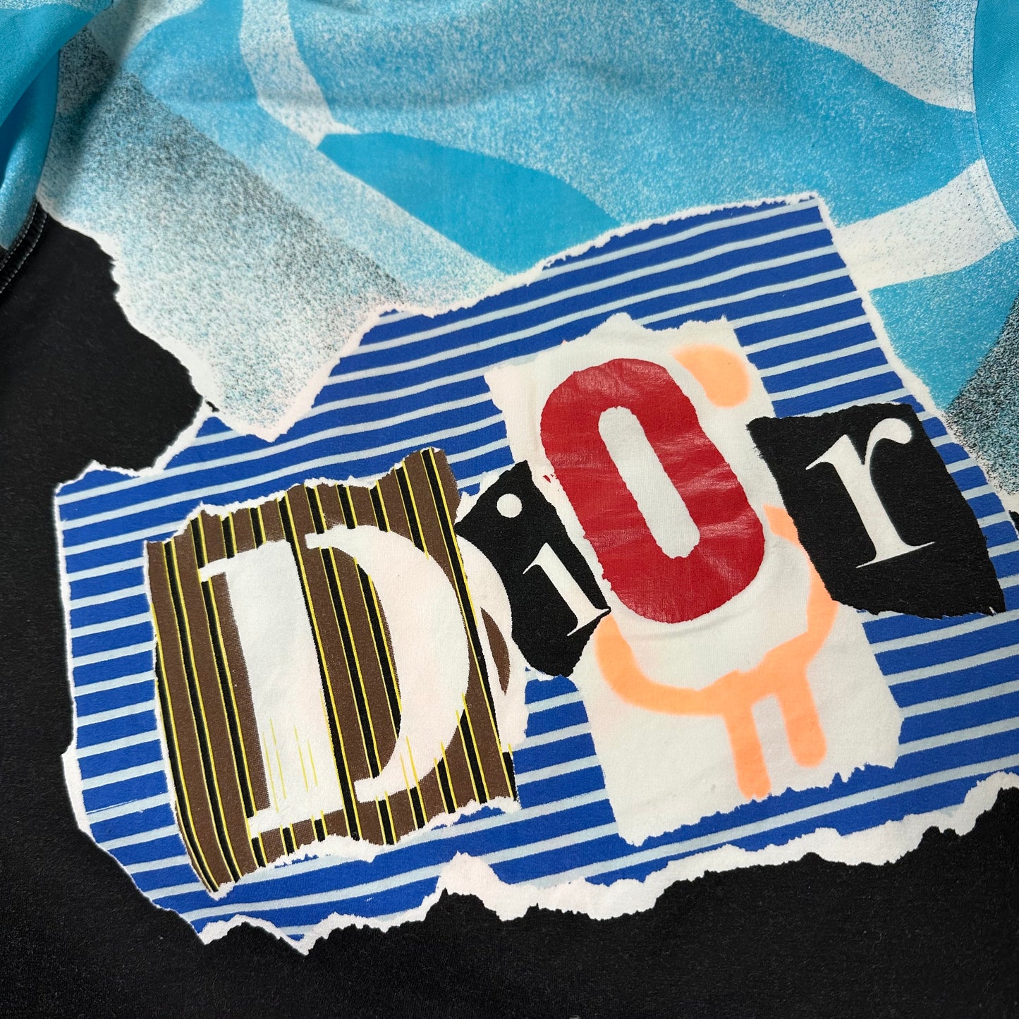 CHRISTIAN DIOR Spring Summer 2003 Graffiti Print T-Shirt