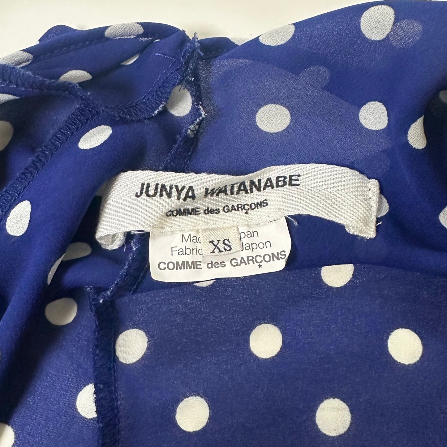 JUNYA WATANABE Spring Summer 2011 Transformation Polka Dot Midi Dress