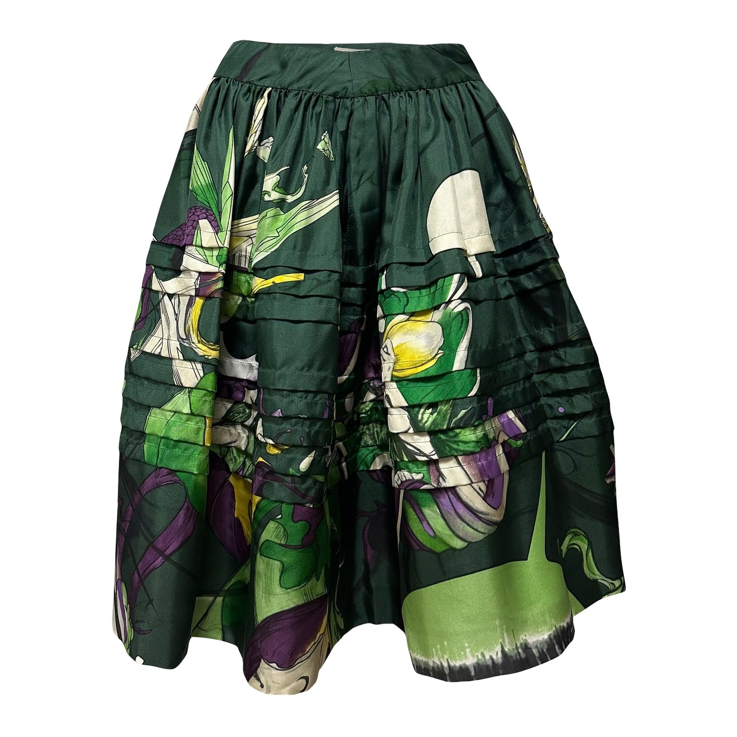 PRADA × JAMES JEAN Spring Summer 2008 "Fairy" Flared Midi Skirt