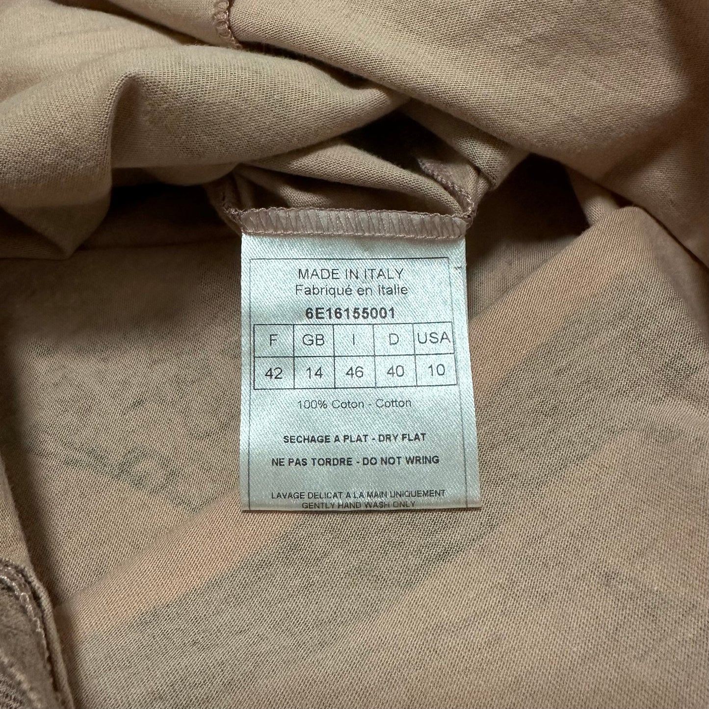 CHRISTIAN DIOR Spring Summer 2006 Lace Print Tank Top