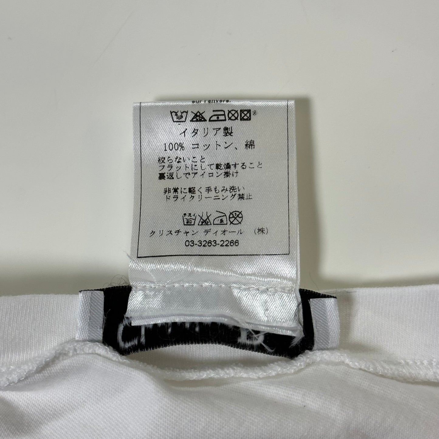 CHRISTIAN DIOR Spring Summer 2003 Flower Appliqué One Shoulder Top