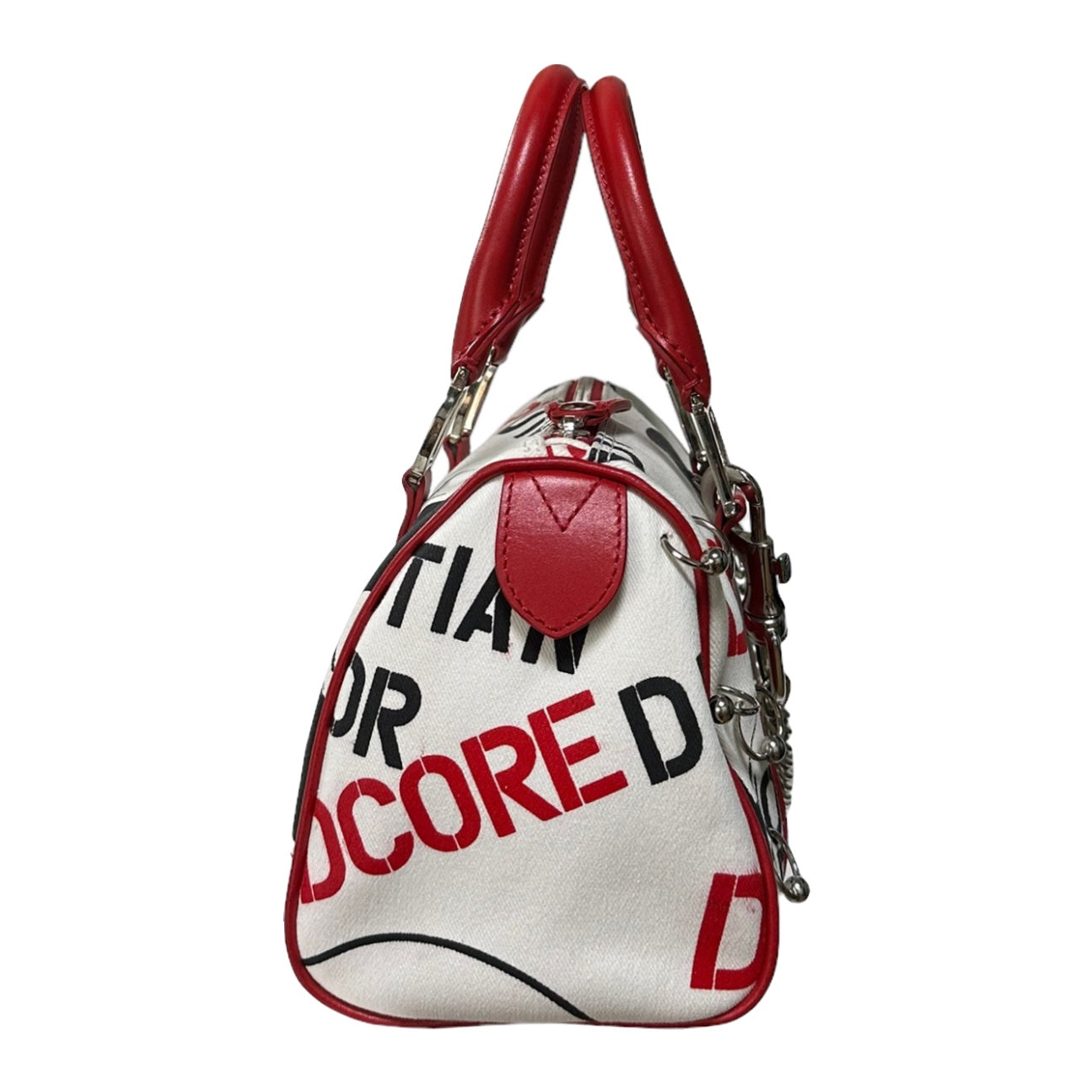CHRISTIAN DIOR Spring Summer 2004 Hardcore Pierced Boston Bag