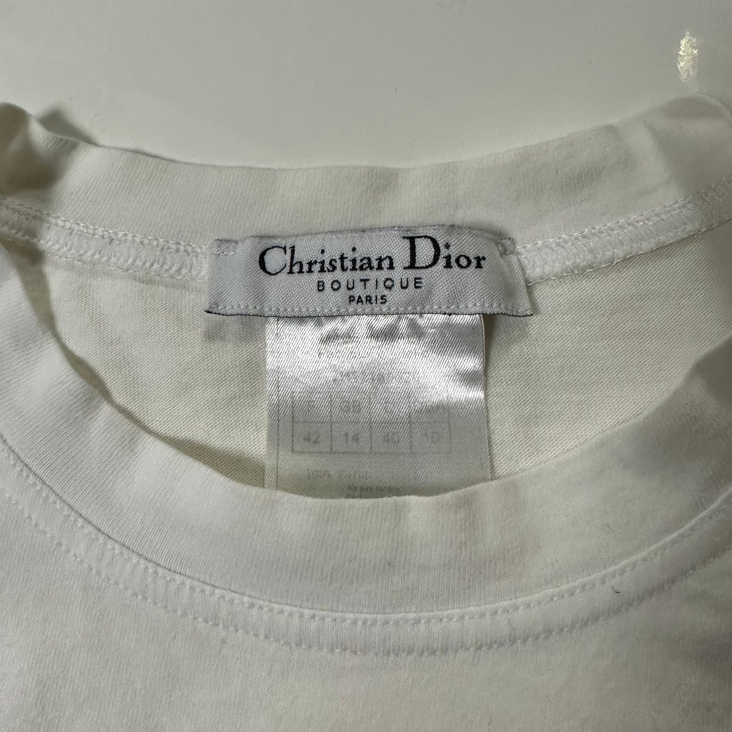 CHRISTIAN DIOR 2002 "Dior Addict" T-Shirt