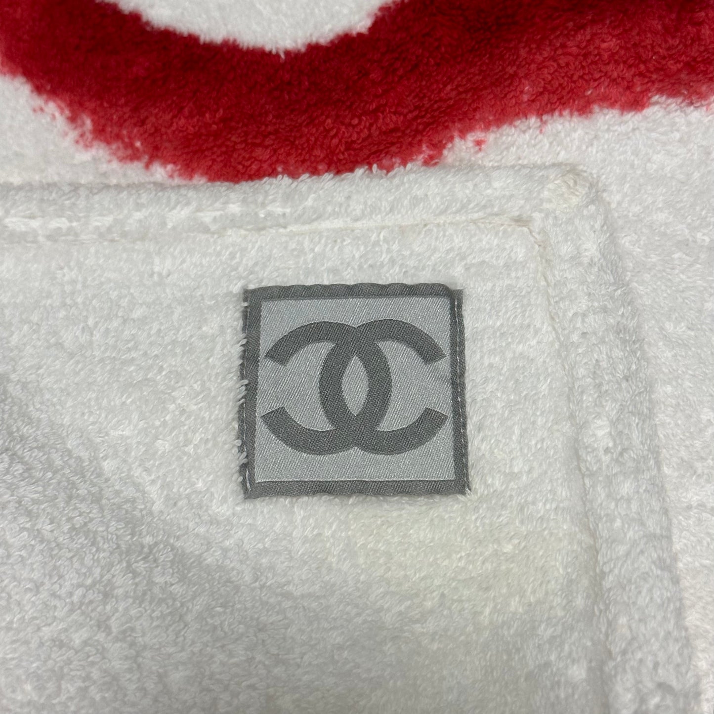 CHANEL Sport Spring Summer 2005 CC Logo Camelia Beach Towel