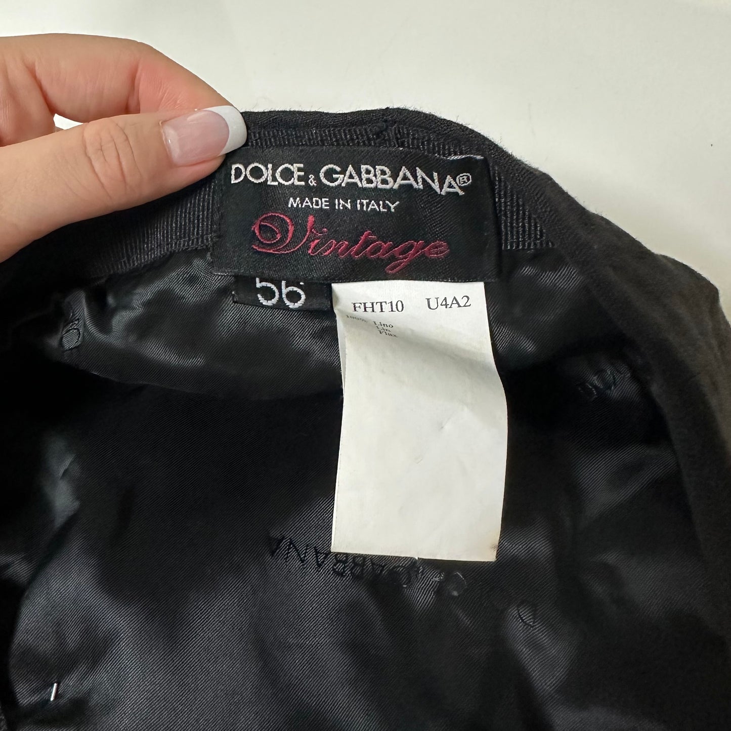 DOLCE&GABBANA Spring Summer 2003 Pin Badge Casquette