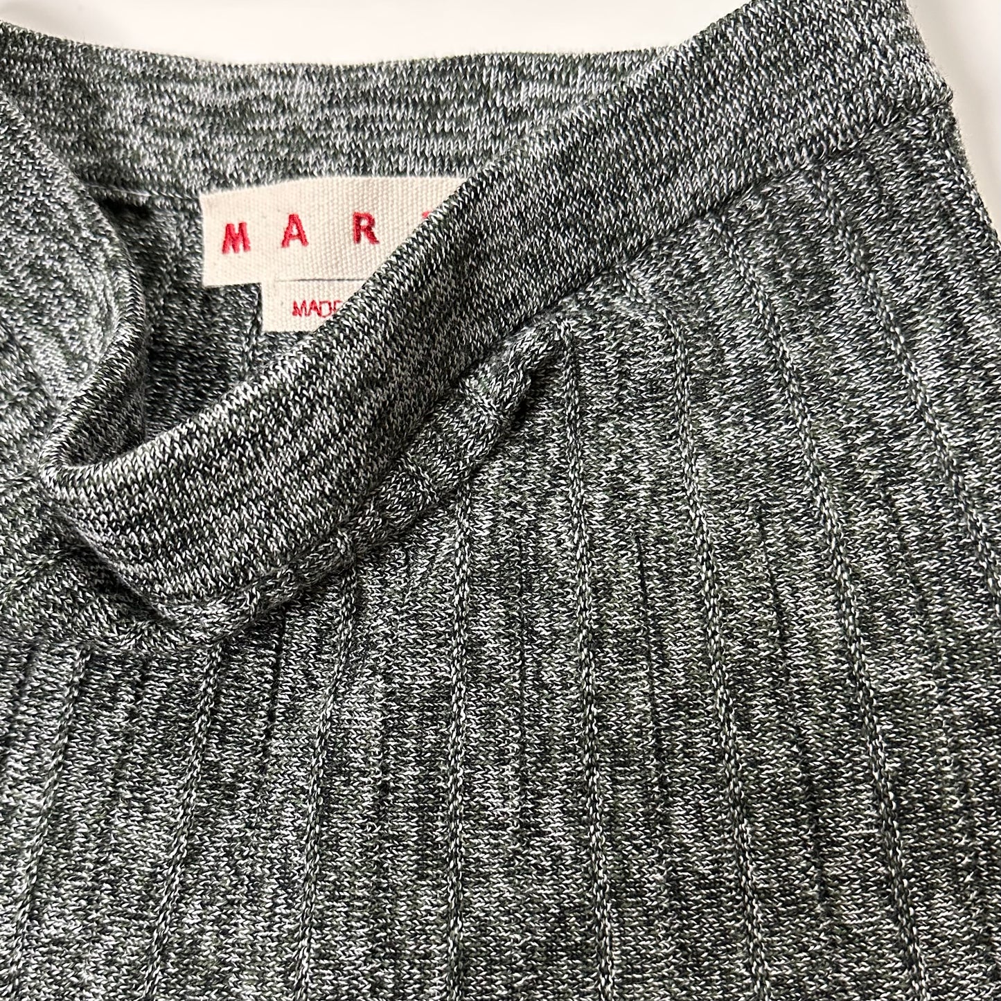 MARNI Knit Pleated Midi Skirt