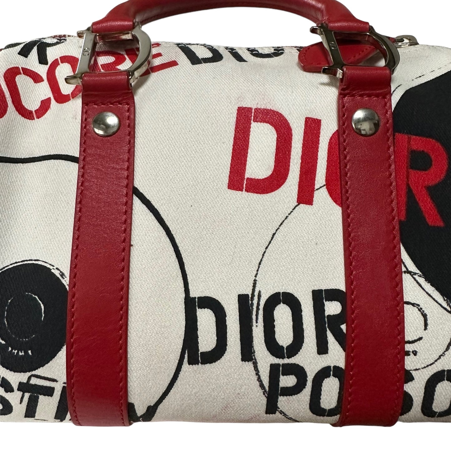 CHRISTIAN DIOR Spring Summer 2004 Hardcore Pierced Boston Bag