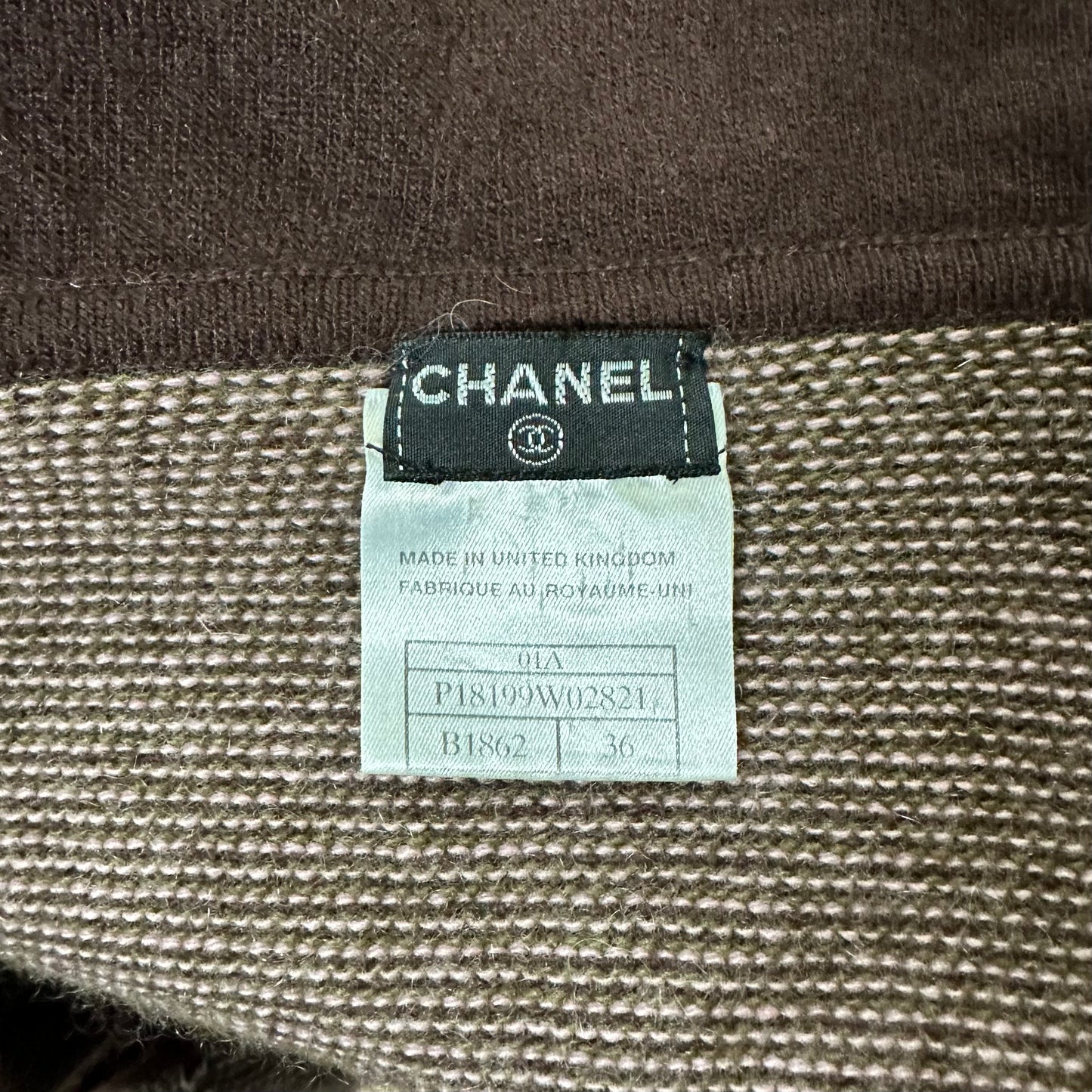 CHANEL Knit Cropped Cardigan and Vest Set