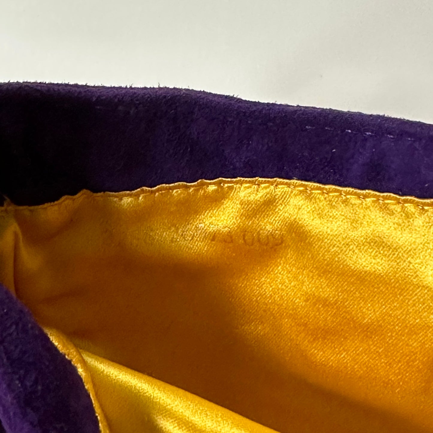 FENDI Spring Summer 1999 Suede Mini Croissant Bag