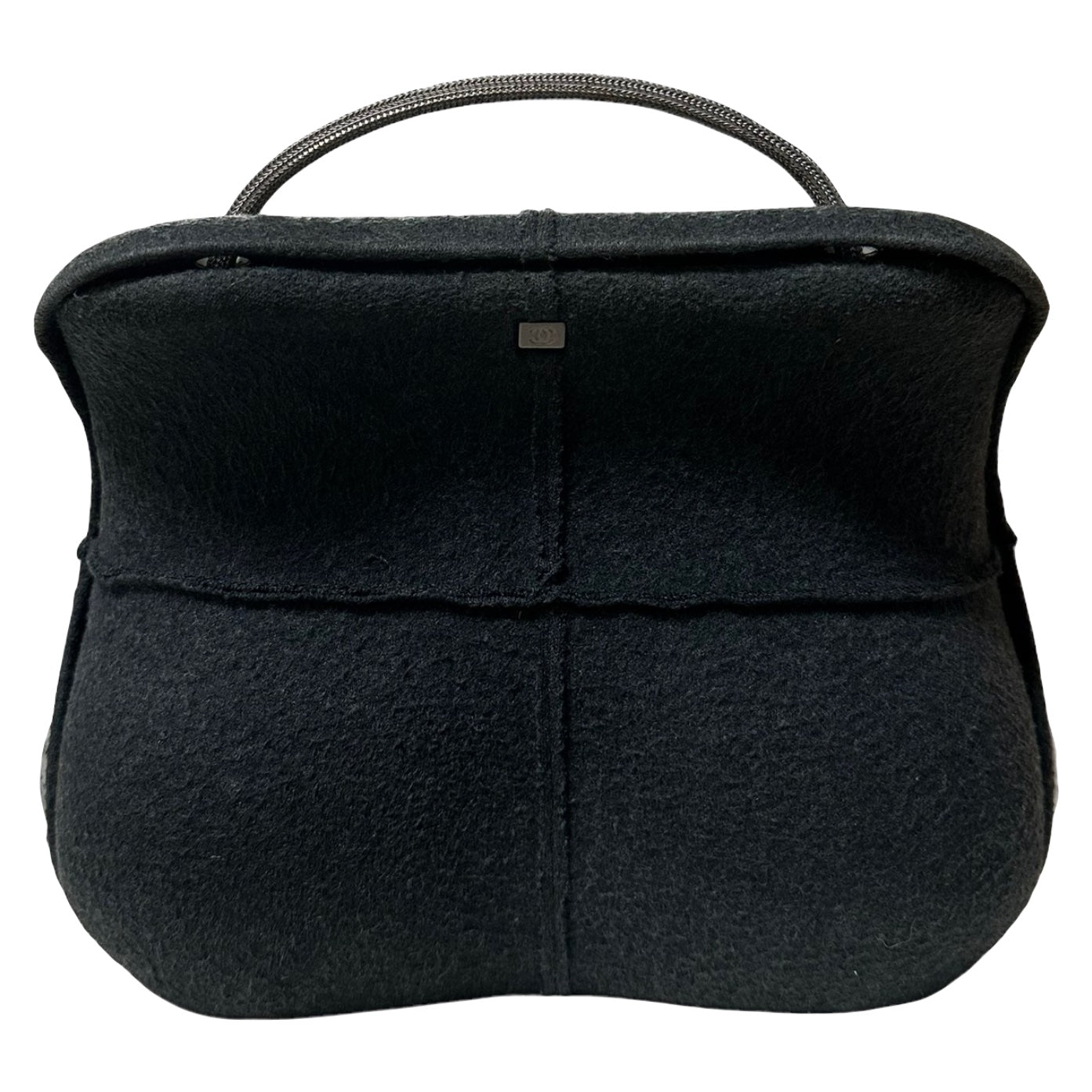 CHANEL Fall Winter 1999 Millennium Felt Shoulder Bag