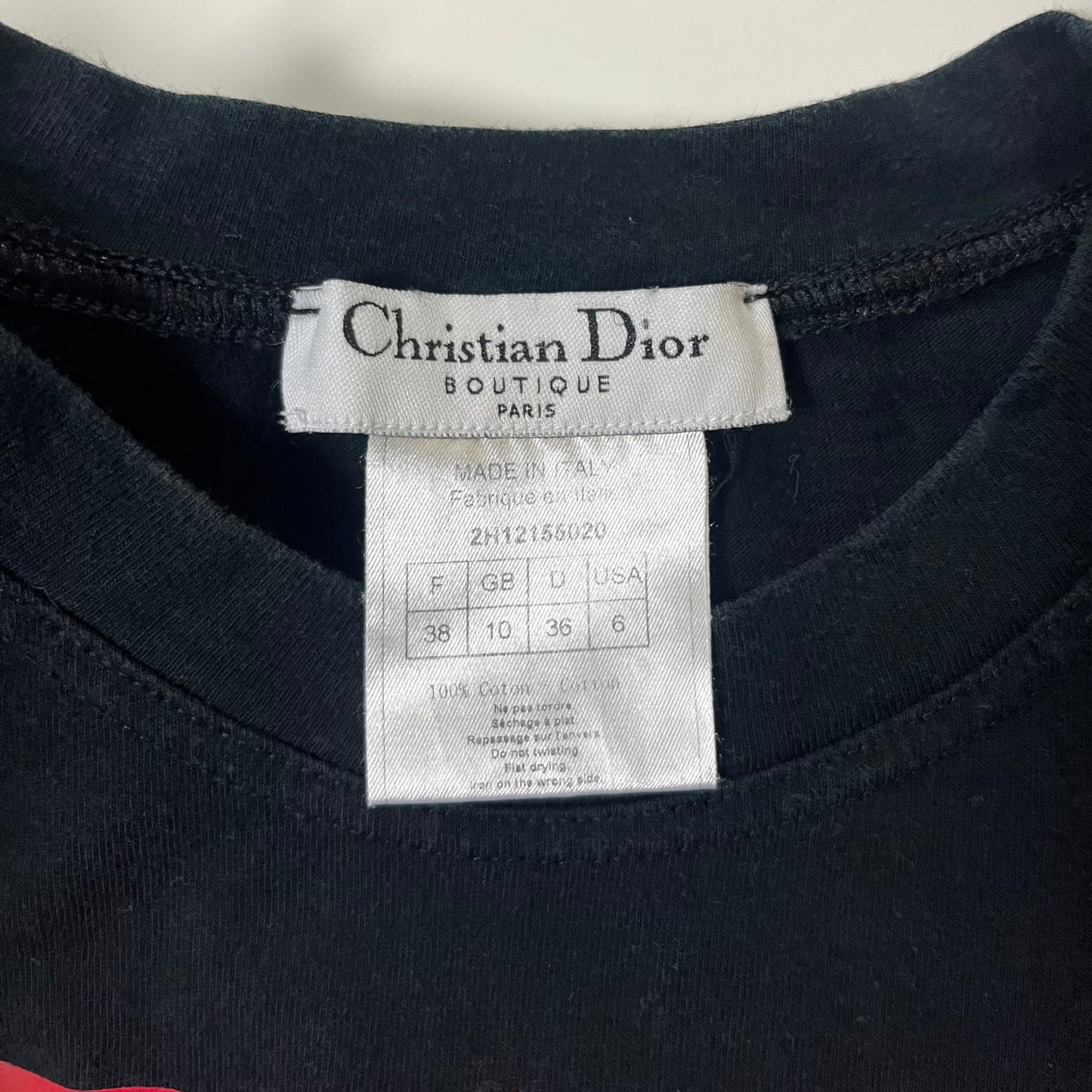 CHRISTIAN DIOR 2002 "Dior Addict" T-Shirt