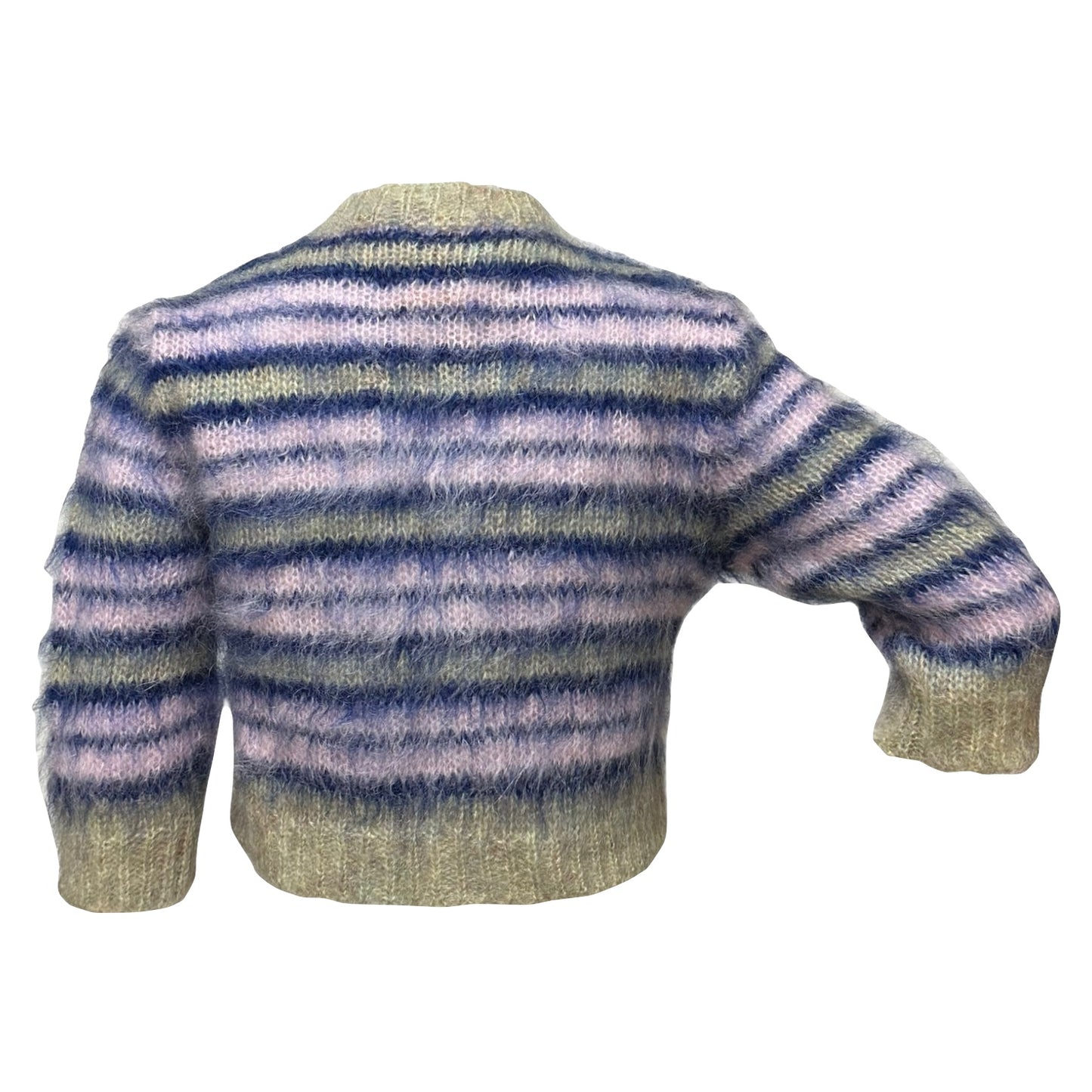 MARNI Fall Winter 2022 Knit Striped Cropped Cardigan