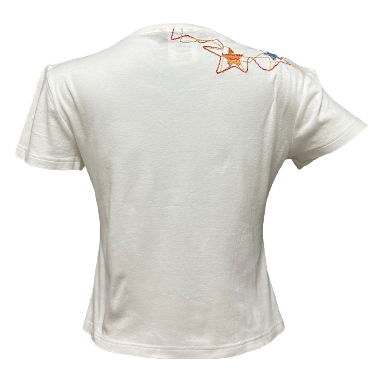 JOHN GALLIANO Spring Summer 2002 Denim Patchwork T-Shirt
