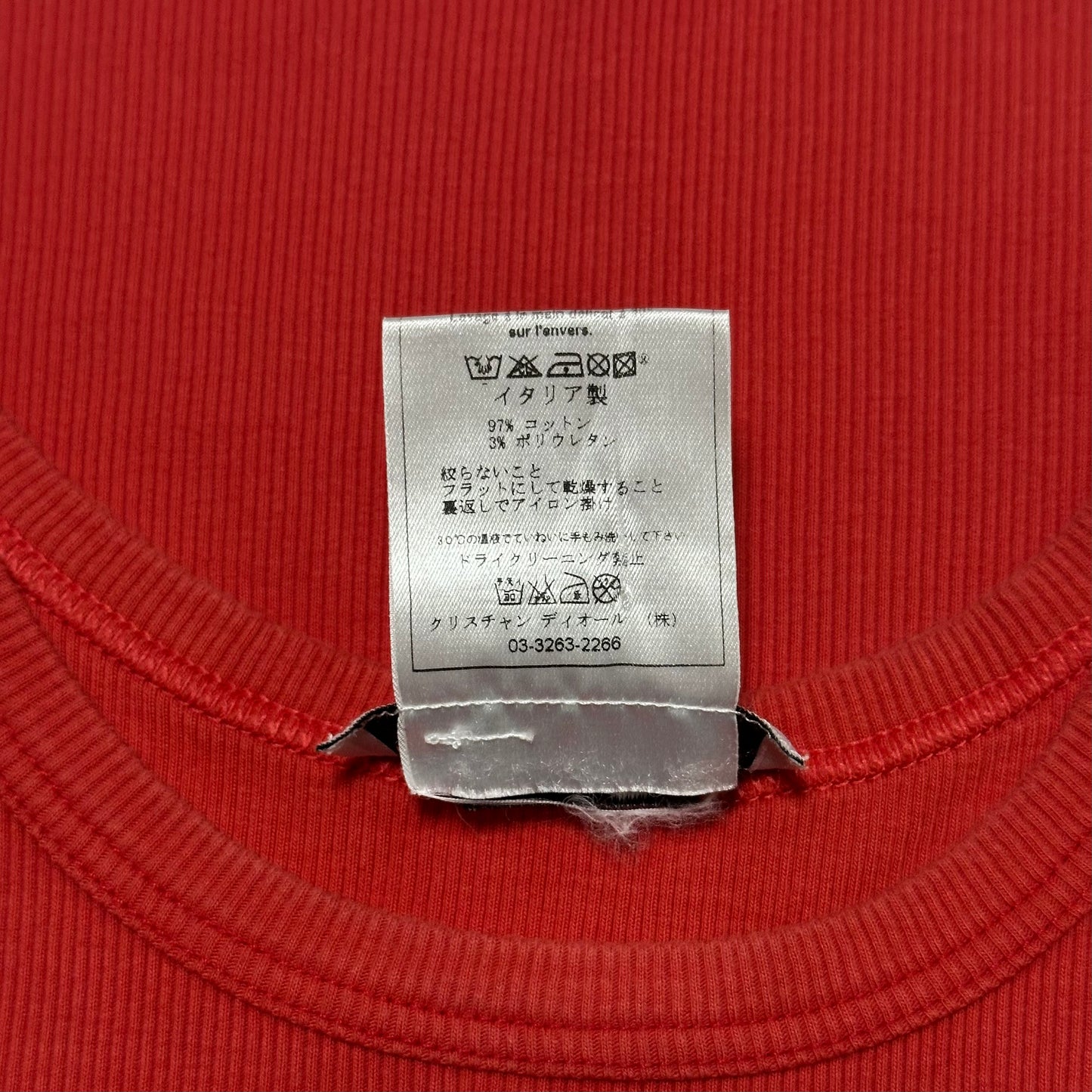 CHRISTIAN DIOR Fall Winter 2003 "J'ADORE DIOR" Tank Top
