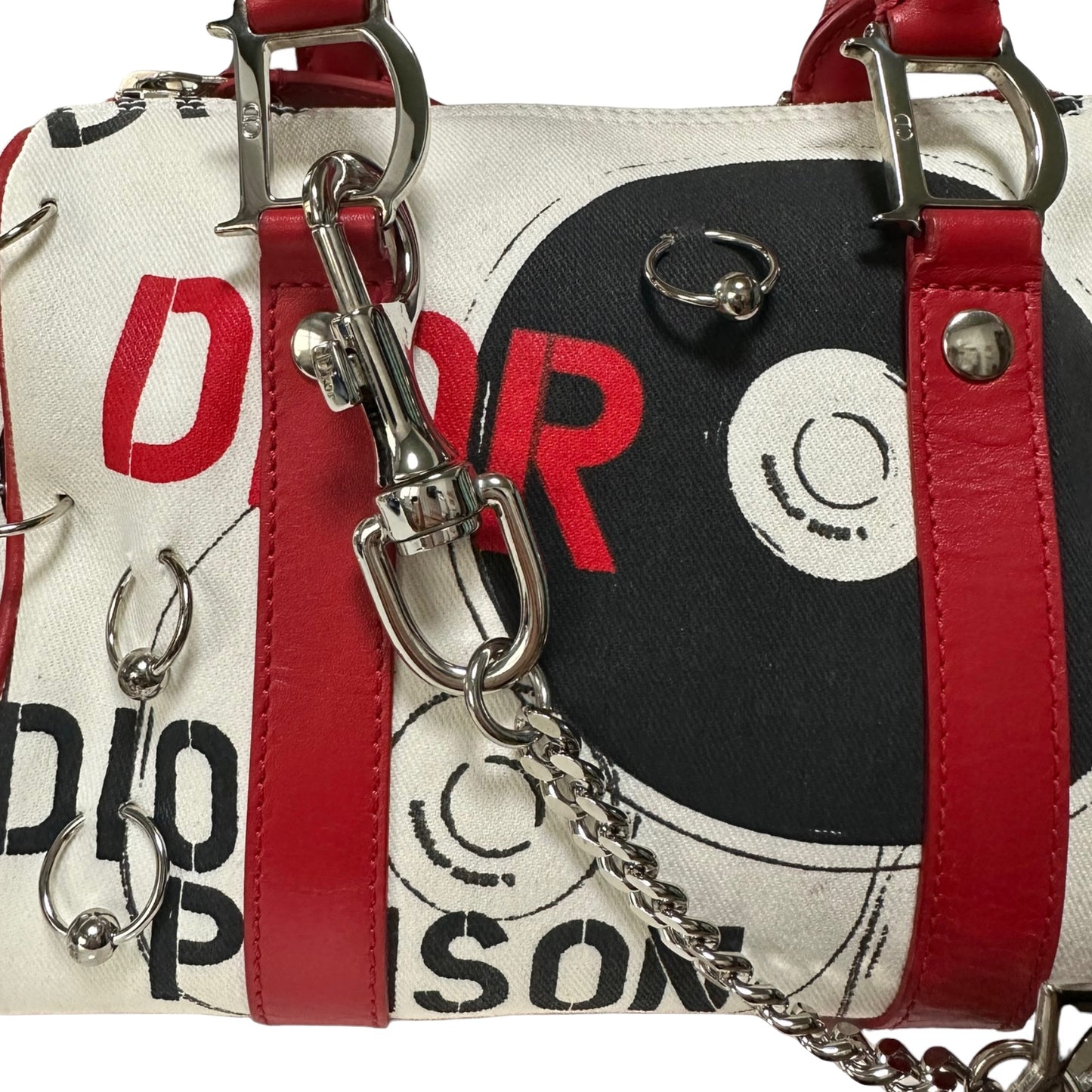 CHRISTIAN DIOR Spring Summer 2004 Hardcore Pierced Boston Bag