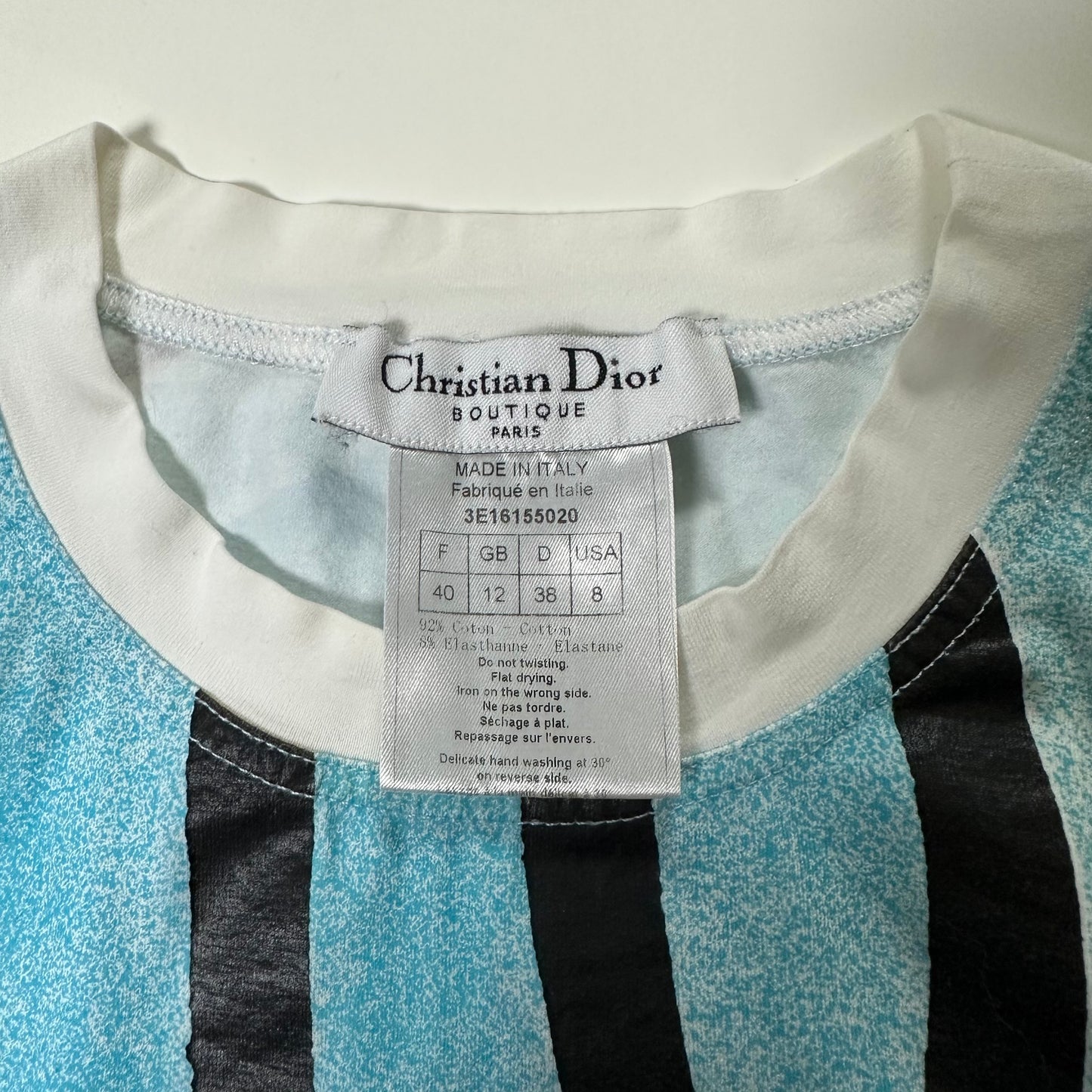 CHRISTIAN DIOR Spring Summer 2003 Graffiti Print T-Shirt