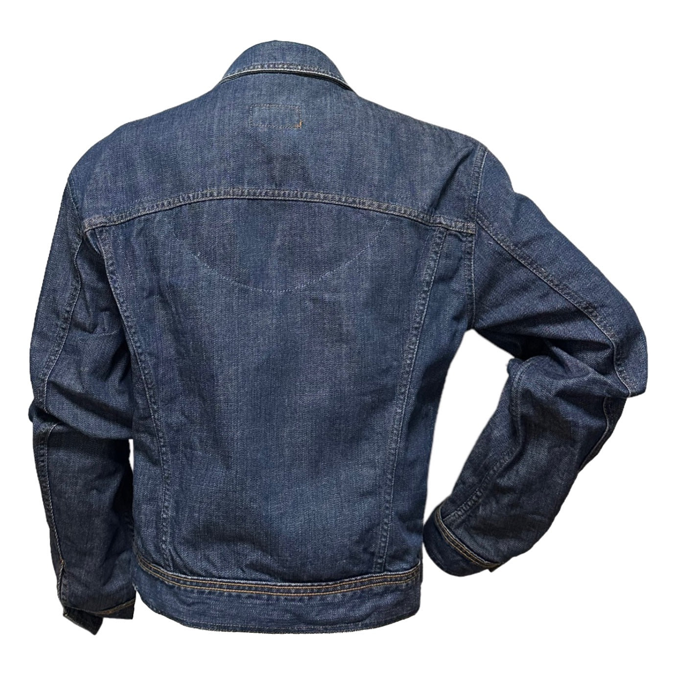 D&G Spring Summer 2002 Panther Patchwork Reversible Denim Jacket