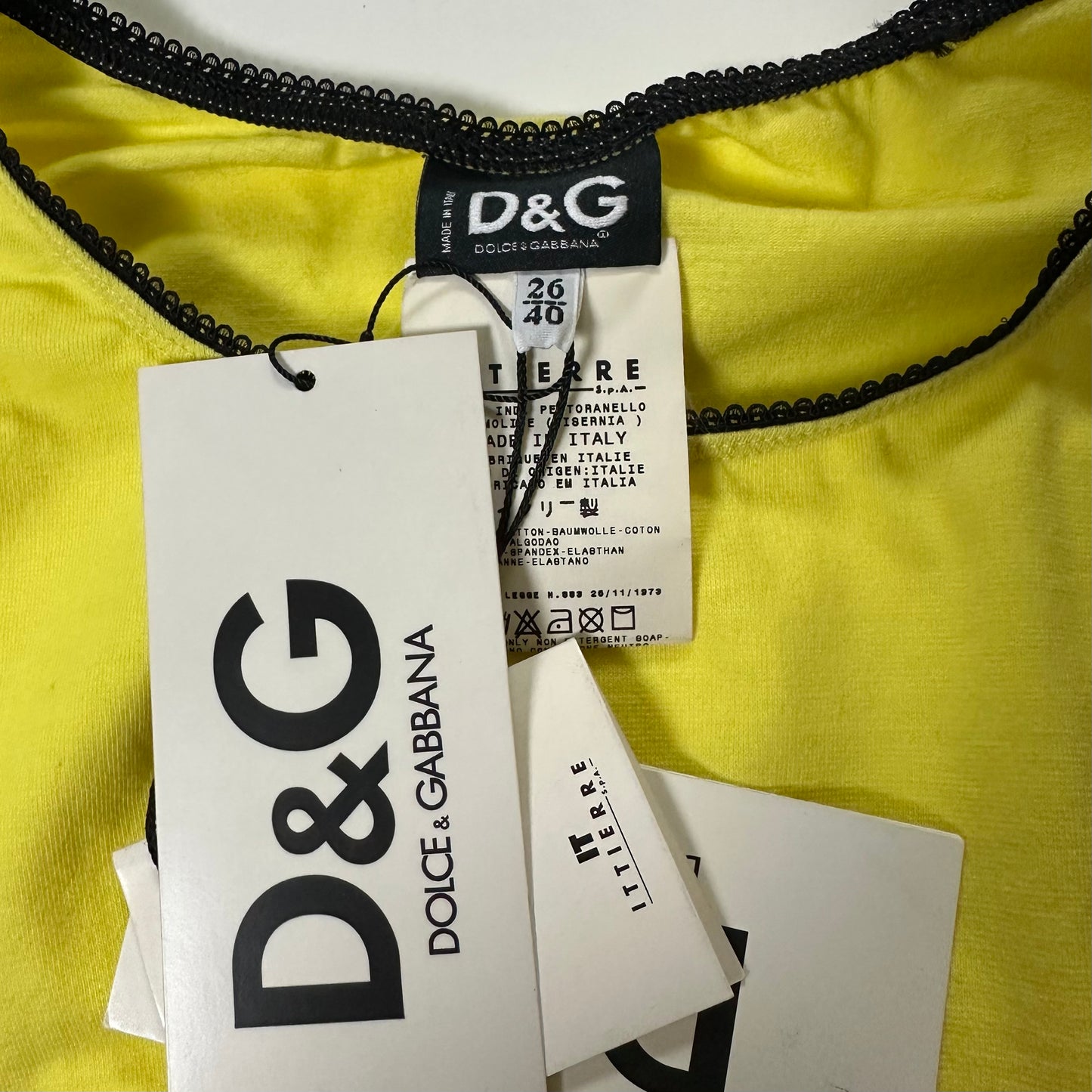 D&G Spring Summer 2002 "Panther" Rhinestone T-Shirt