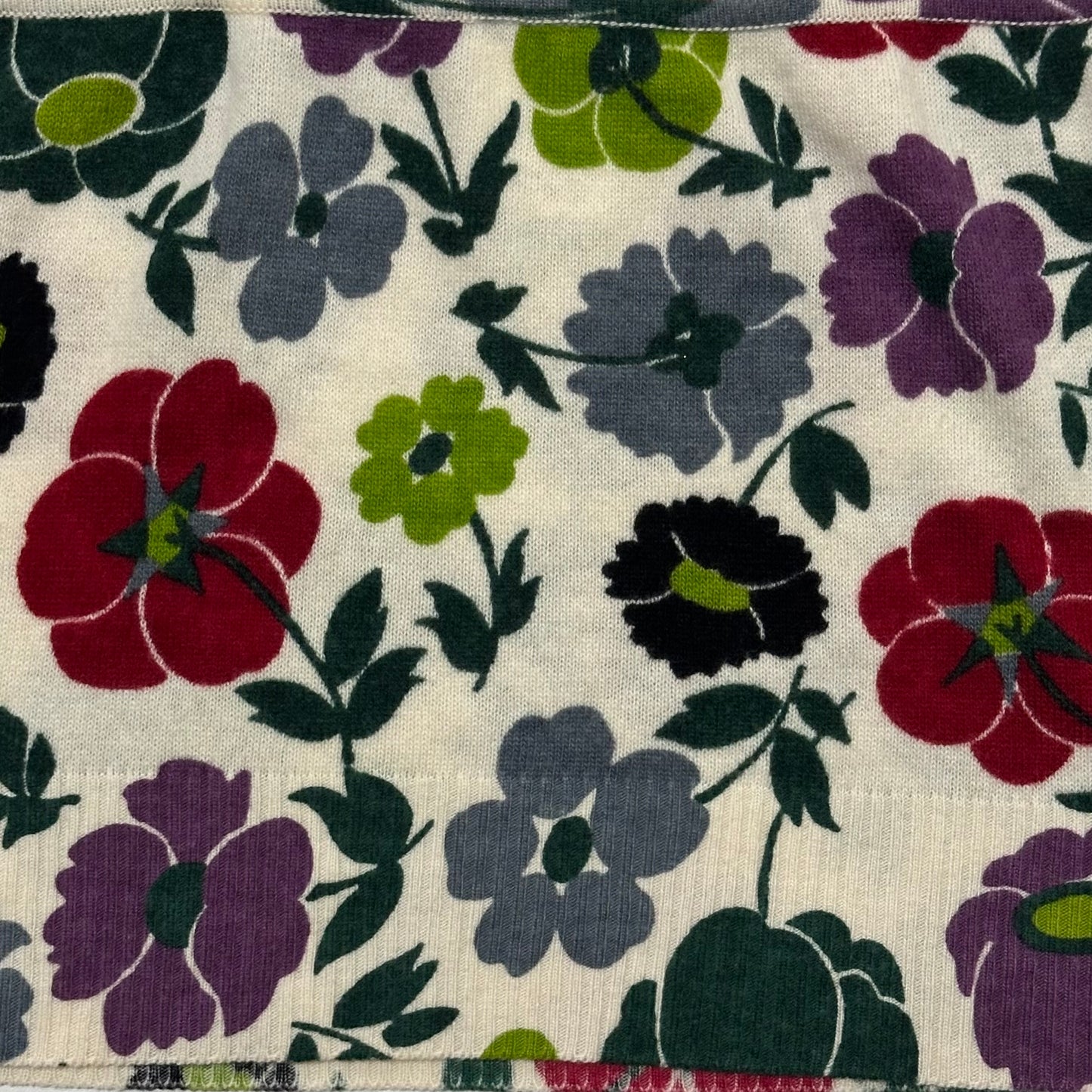 CHRISTIAN DIOR Fall Winter 2001 Floral Print Knit Camisole
