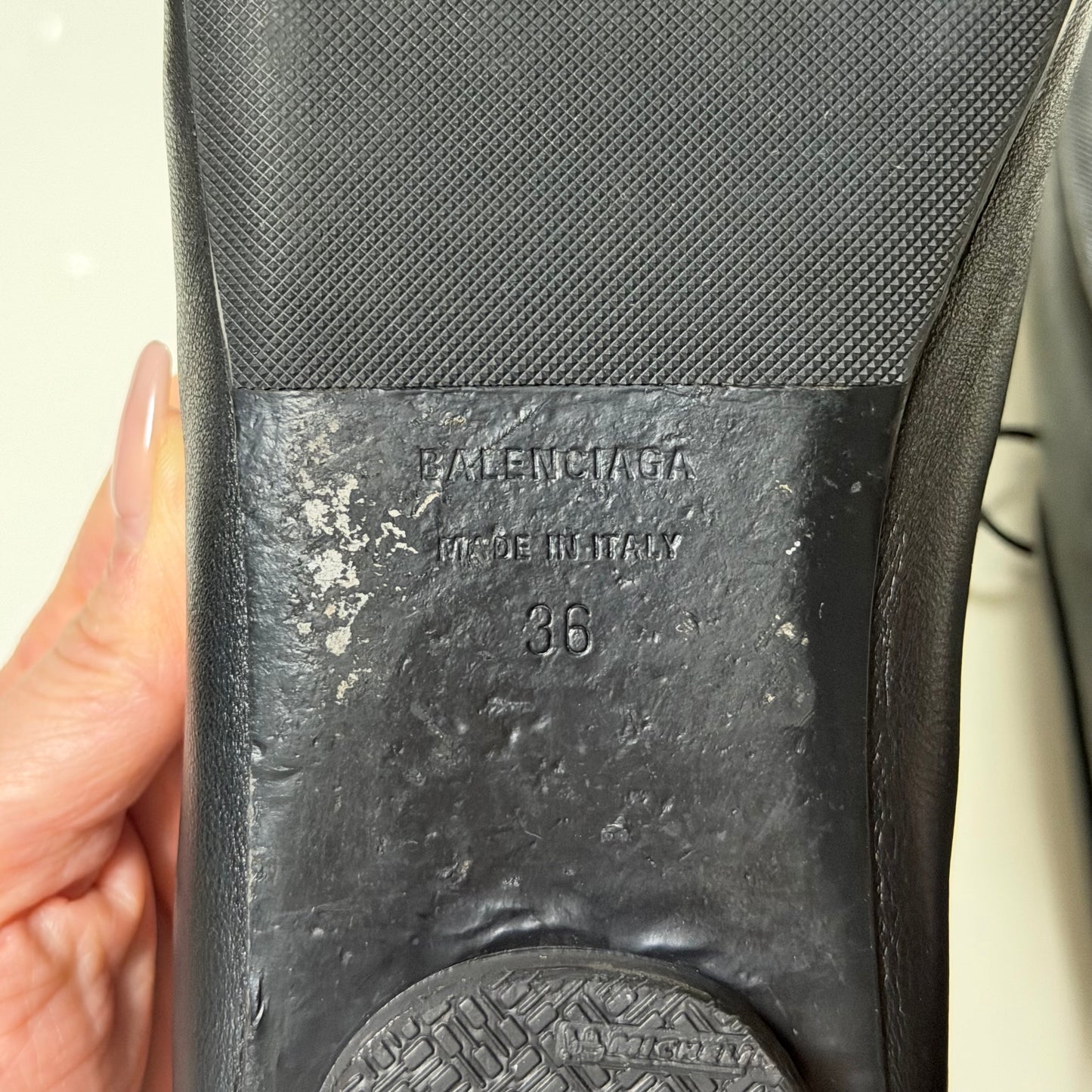 BALENCIAGA Spring Summer 2022 Anatomic Leather Ballet Shoes