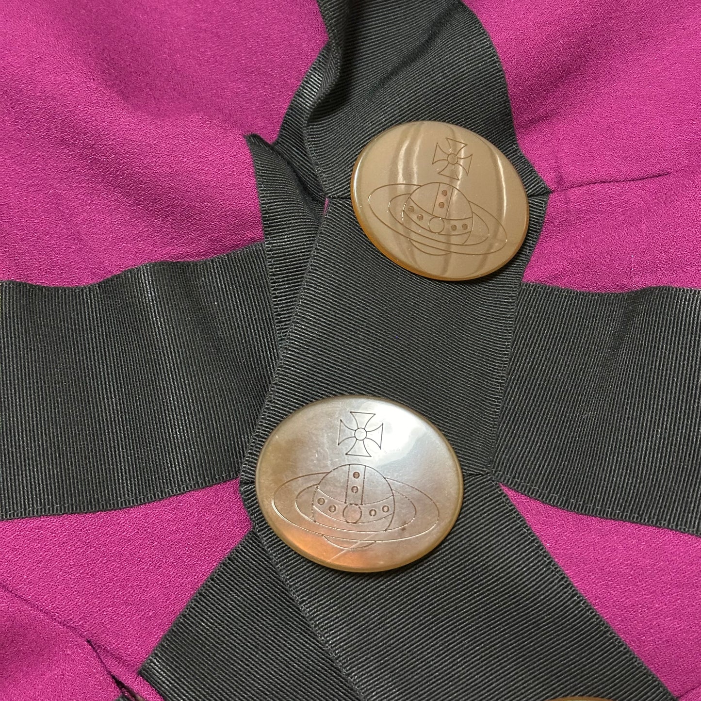 VIVIENNE WESTWOOD Fall Winter 1998 Cropped Jacket with Orb Buttons