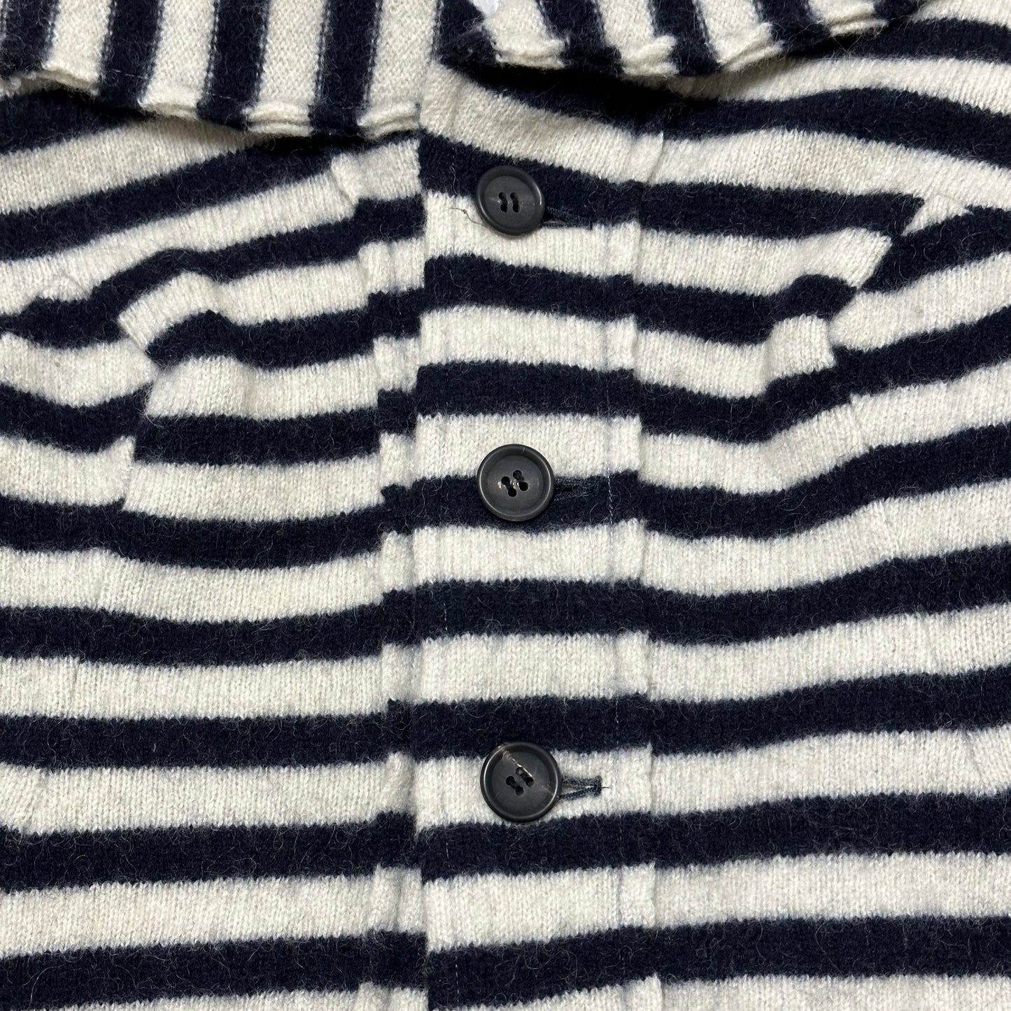JUNYA WATANABE Fall Winter 2003 Striped Button Up Blazer Jacket