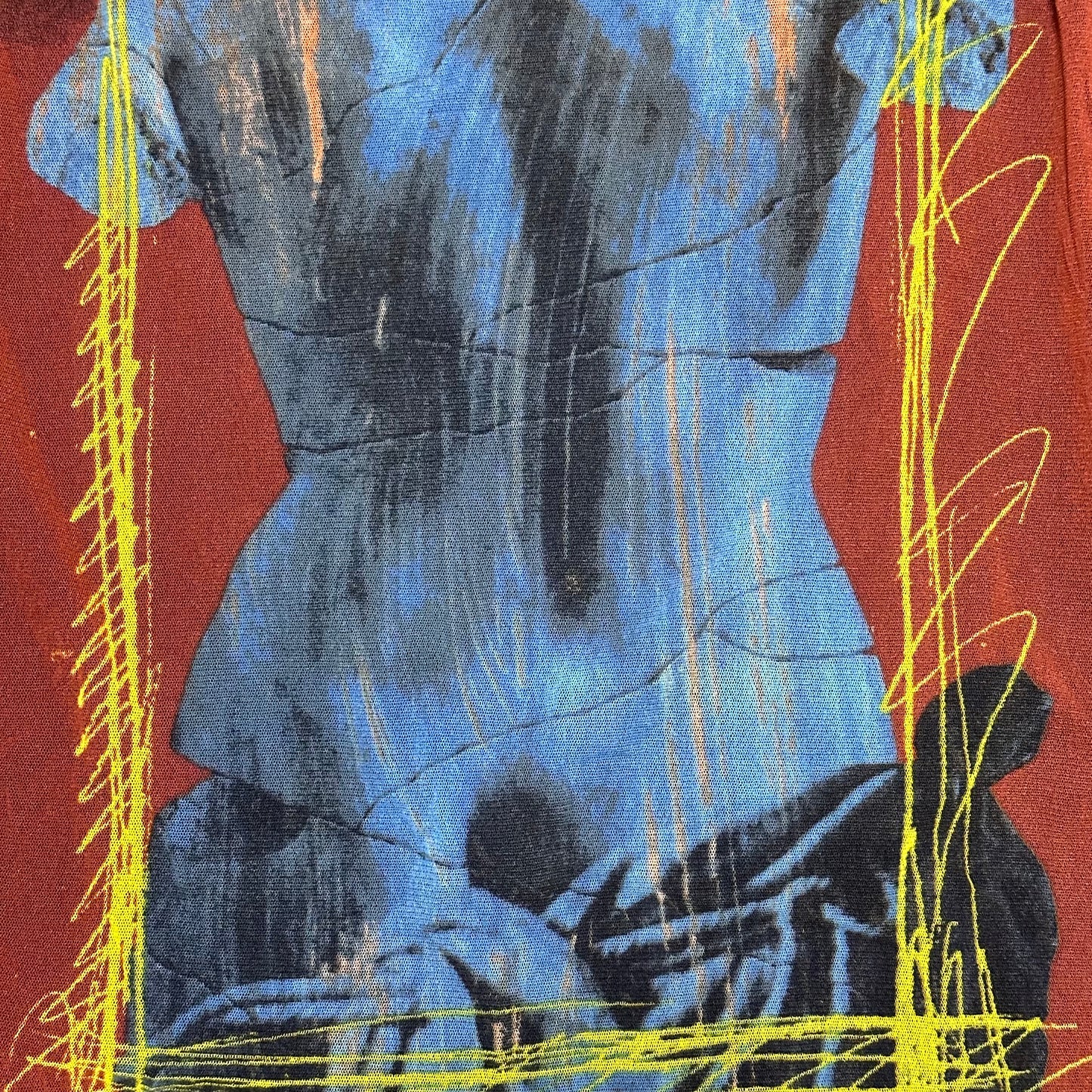 JEAN PAUL GAULTIER Spring Summer 1999 Venus De Milo Mesh Maxi Skirt