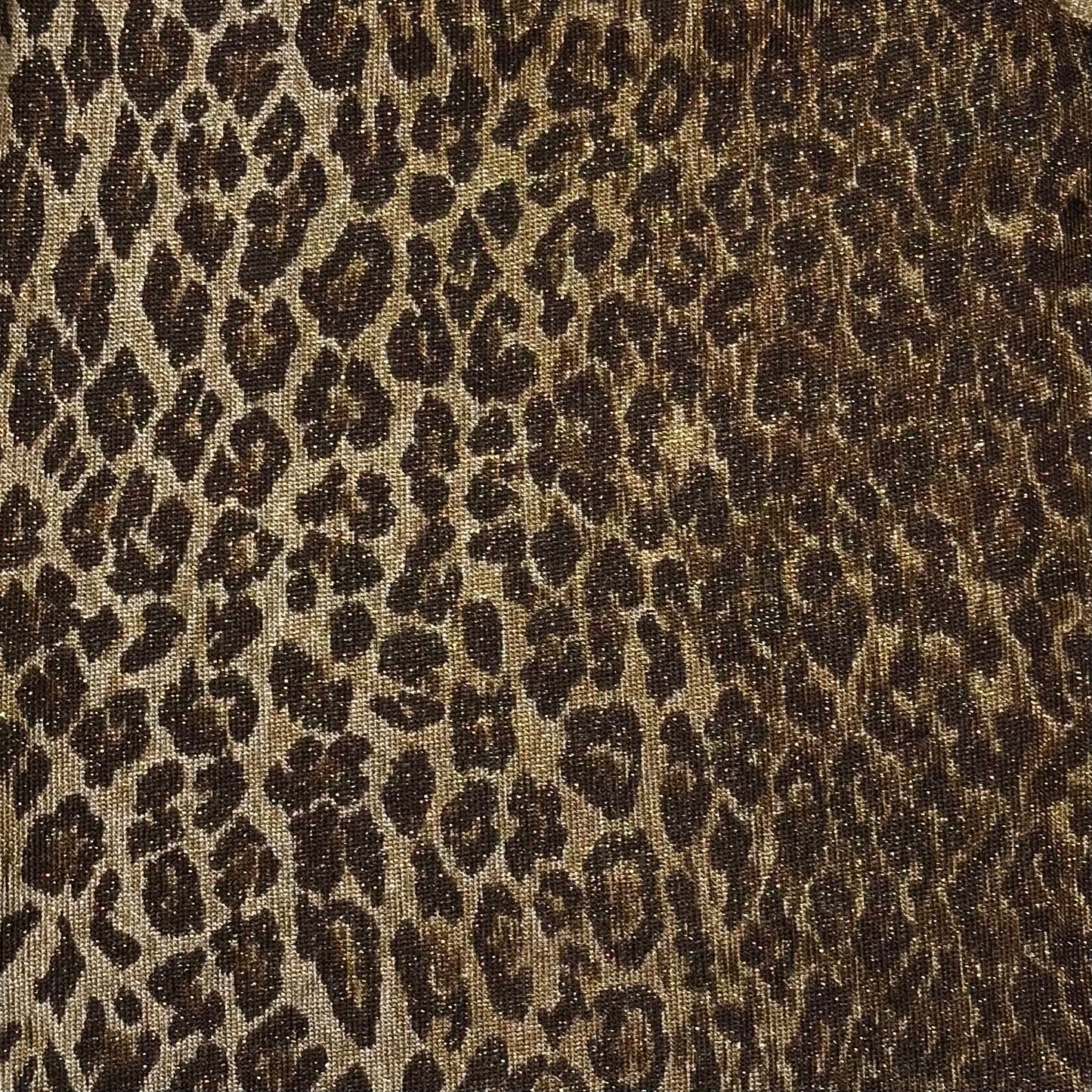 D&G Spring Summer 2001 Leopard Print Knit Tank Top