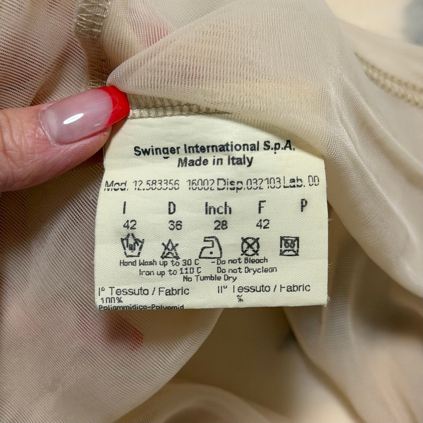 FENDI Spring Summer 1999 Floral Appliqué Sheer Mesh Top