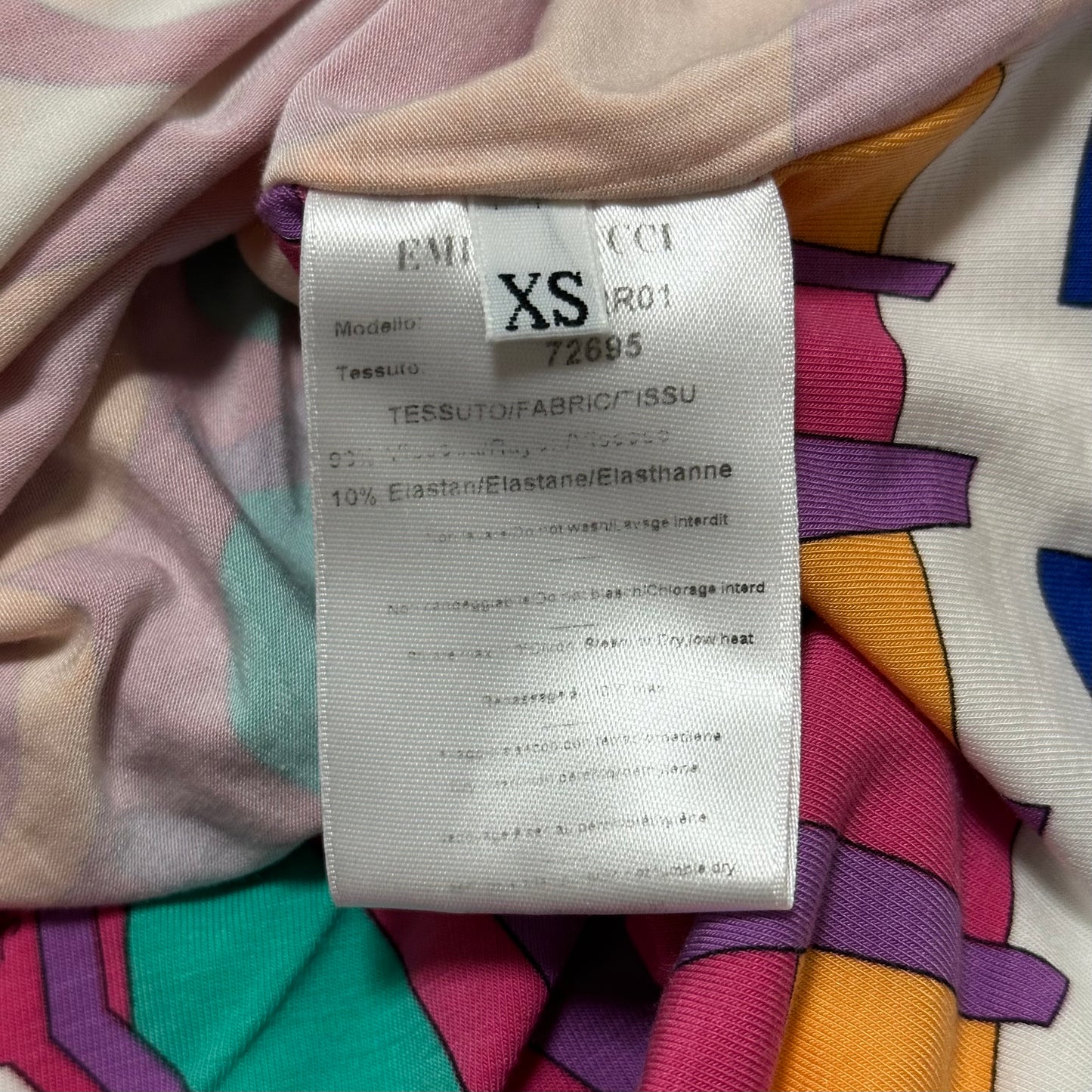 EMILIO PUCCI Spring Summer 2007 Cross Back Tank Top