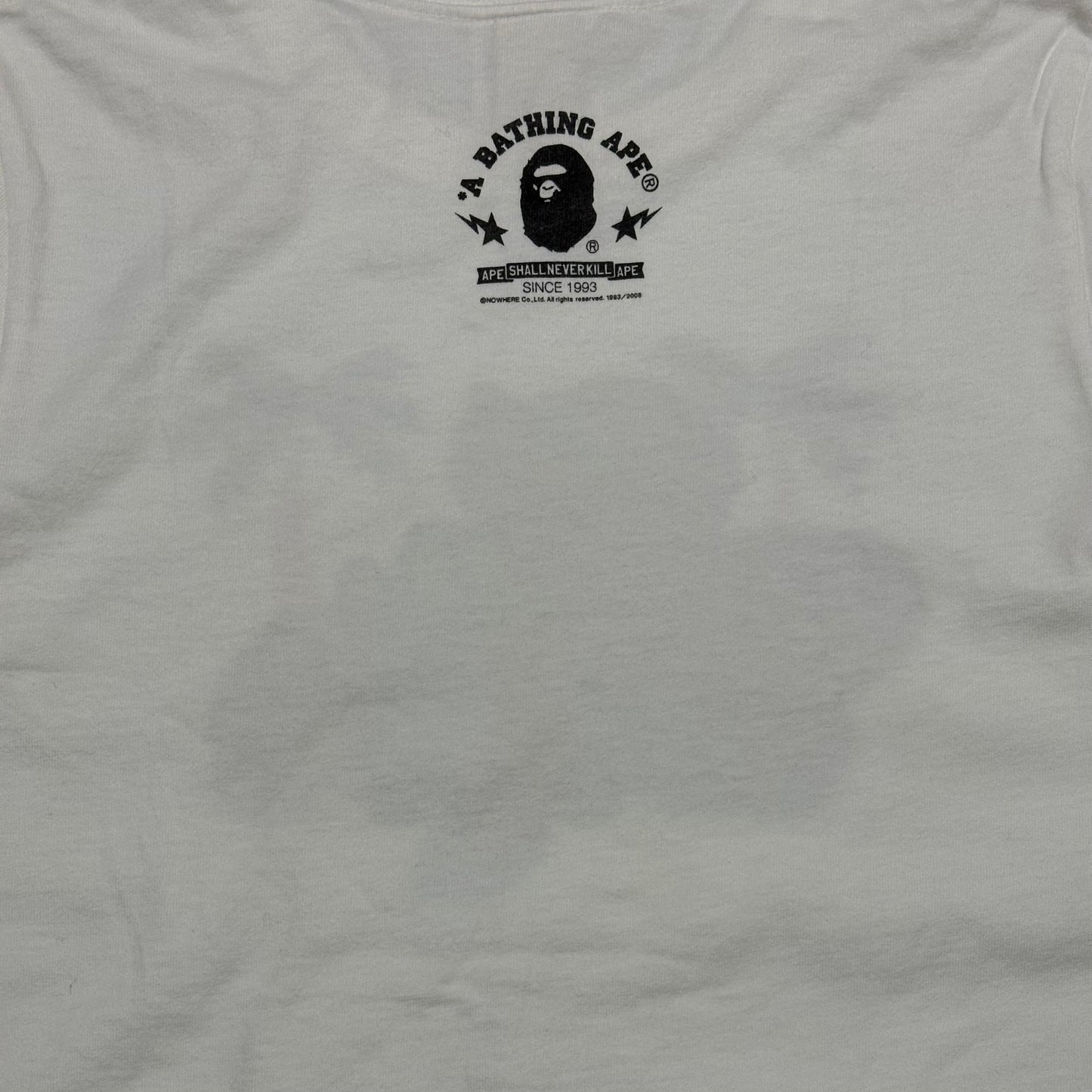 A BATHING APE "BAPE" Logo Bear Print T-Shirt
