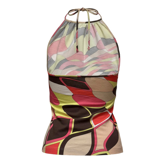 EMILIO PUCCI Spring Summer 2006 Signature Print Halter Neck Top