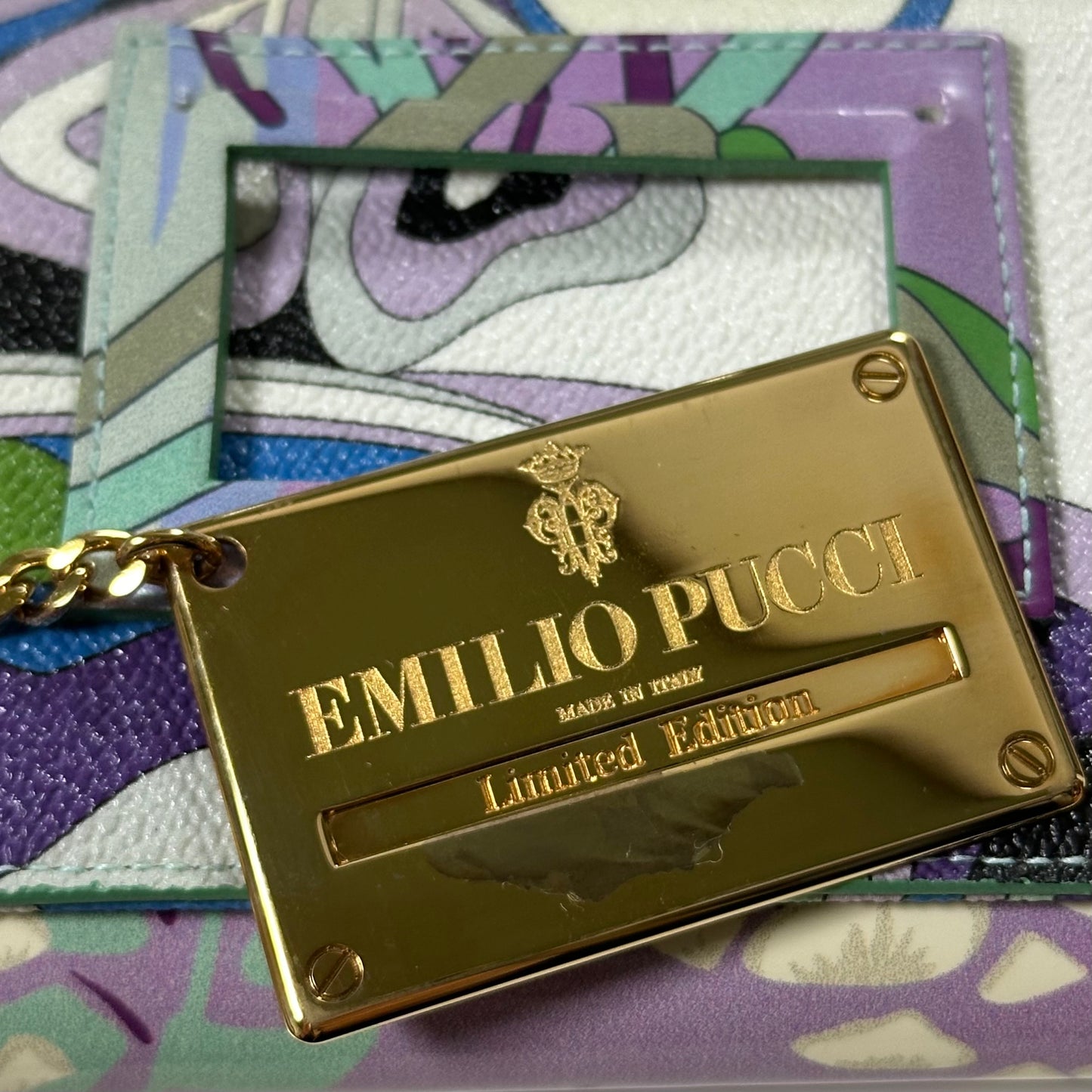 EMILIO PUCCI Spring Summer 2003 Bifold Chain Wallet