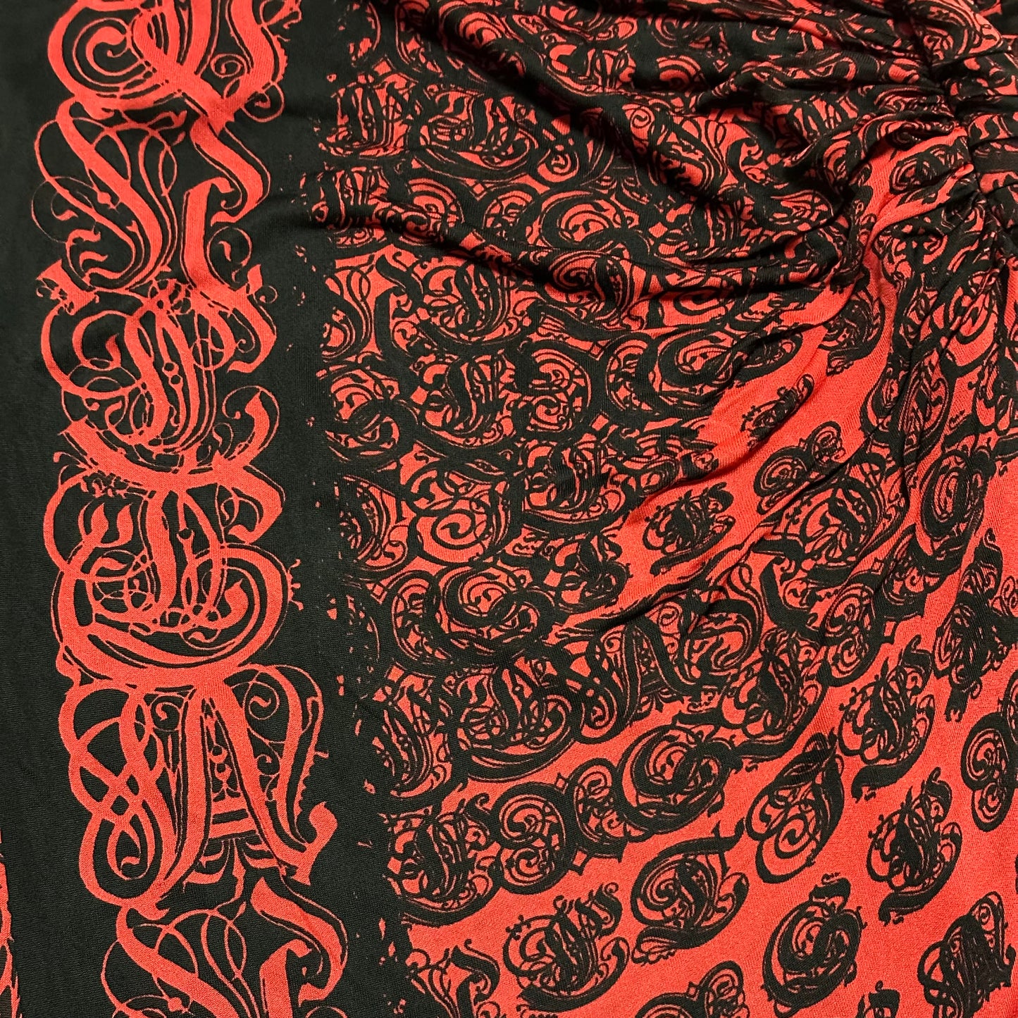 JEAN PAUL GAULTIER SOLEIL Asymmetric Midi Skirt