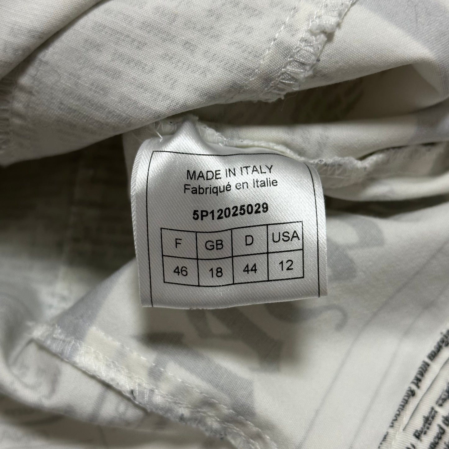 JOHN GALLIANO Fall Winter 2005 Newspaper Print Denim Jacket