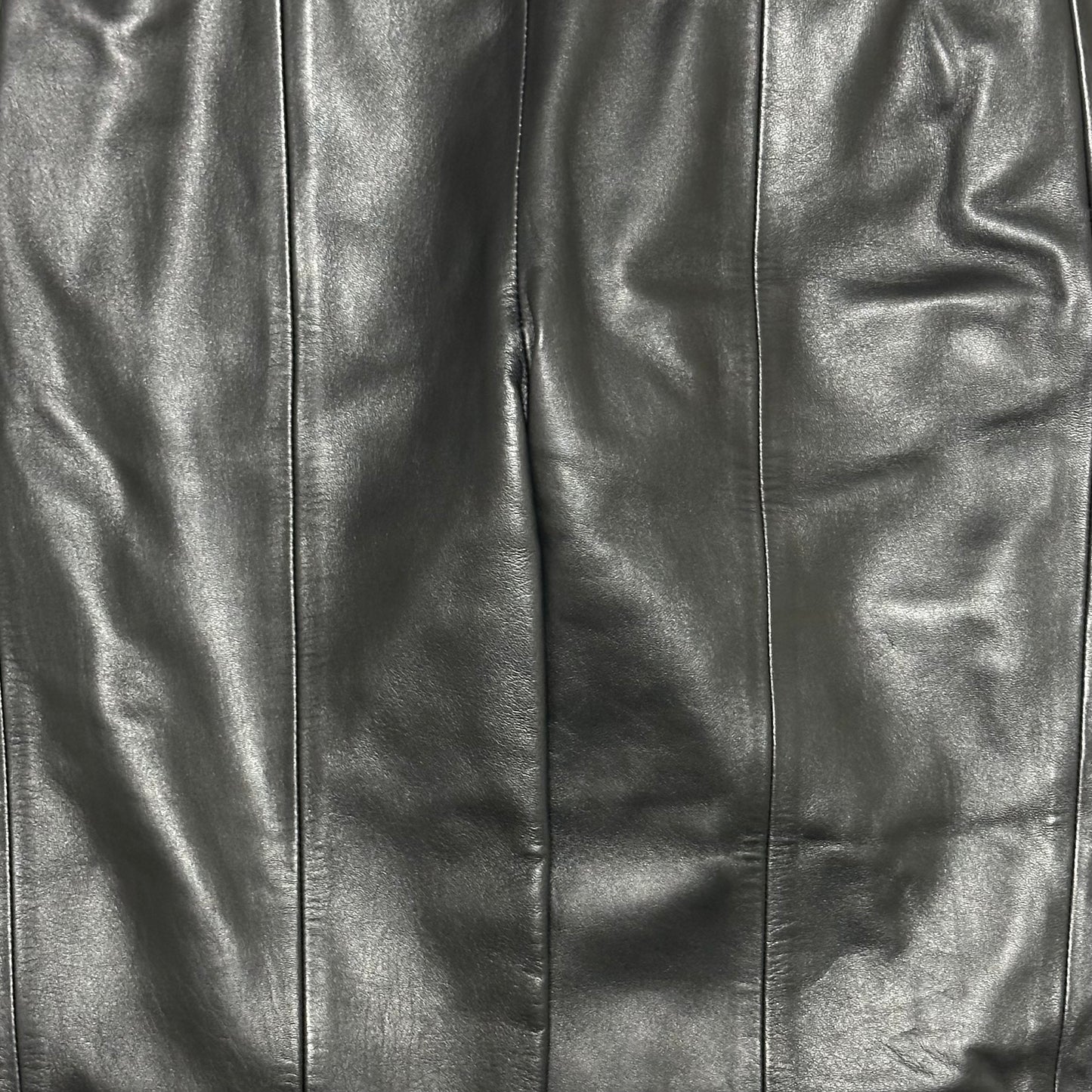 LOEWE Vintage Lamb Leather Straight Leg Pants