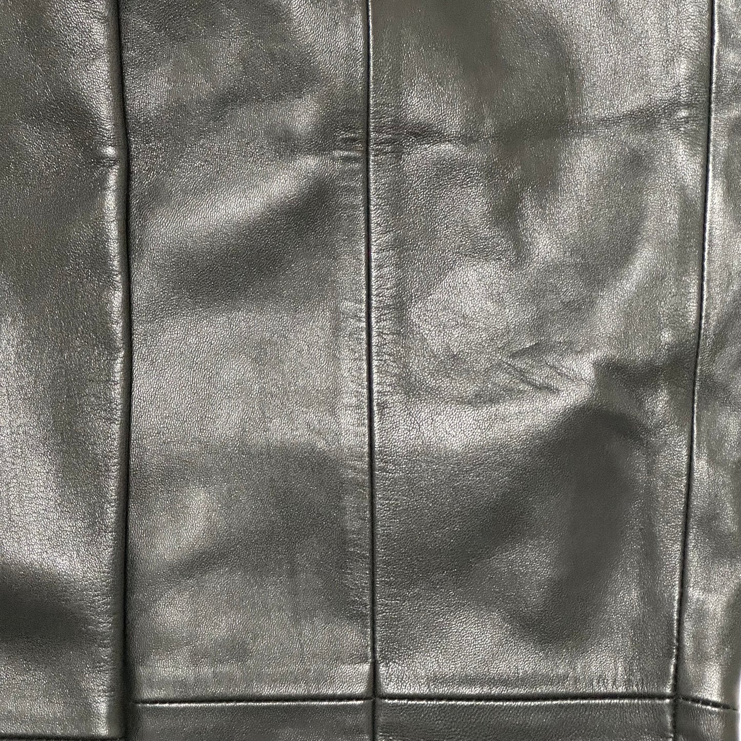 LOEWE Vintage Lamb Leather Straight Leg Pants