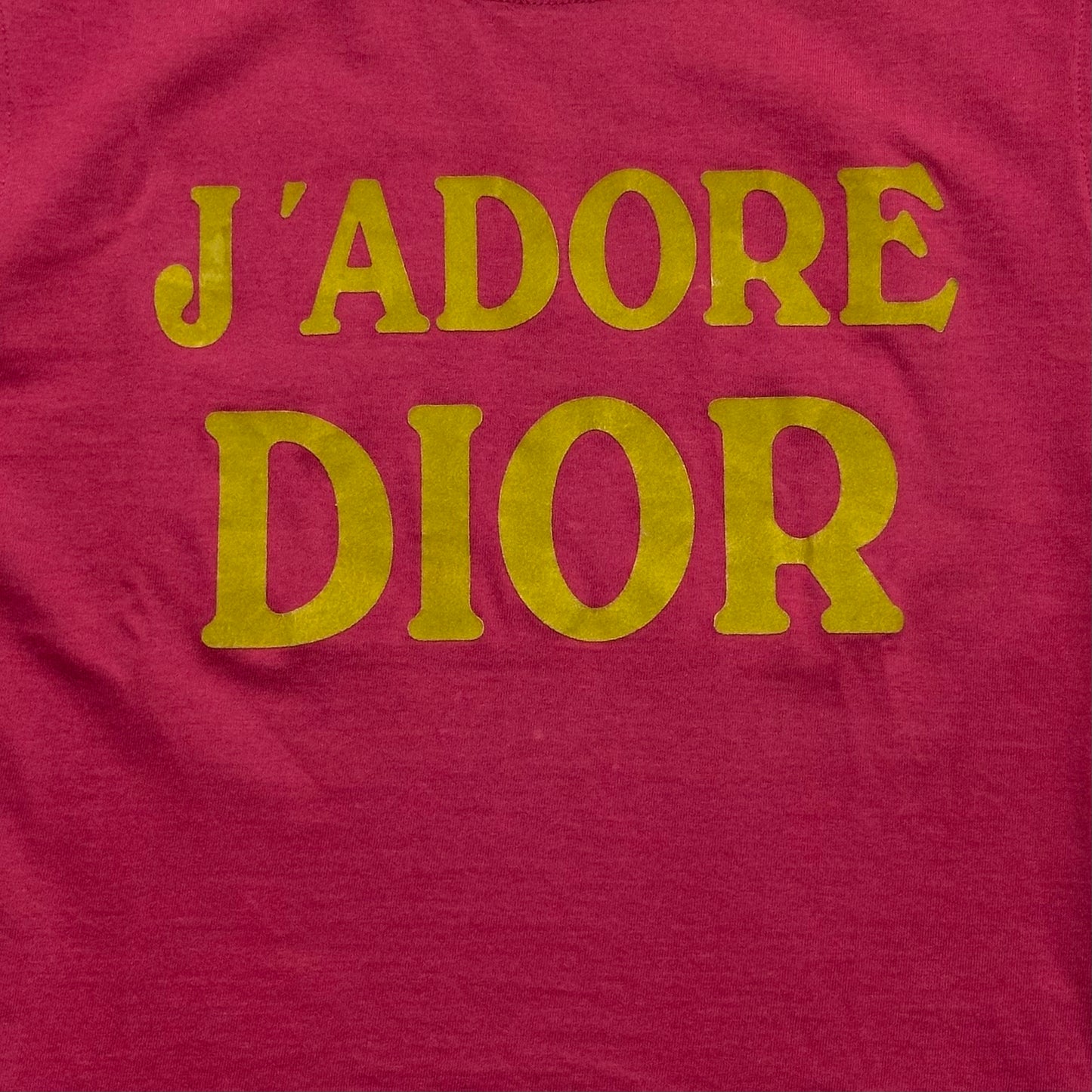 CHRISTIAN DIOR Fall Winter 2002 "J'ADORE DIOR" Tank Top