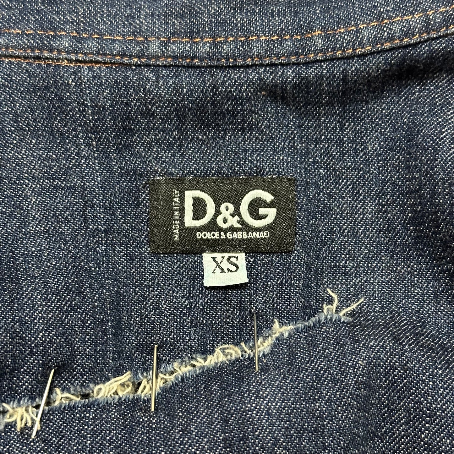 D&G Safety Pin Denim Shirt