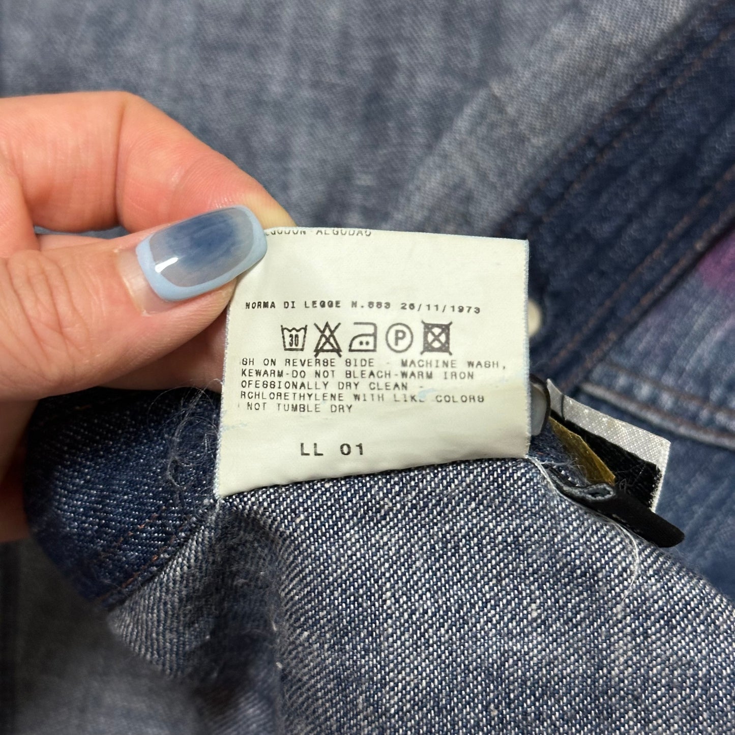 D&G Safety Pin Denim Shirt