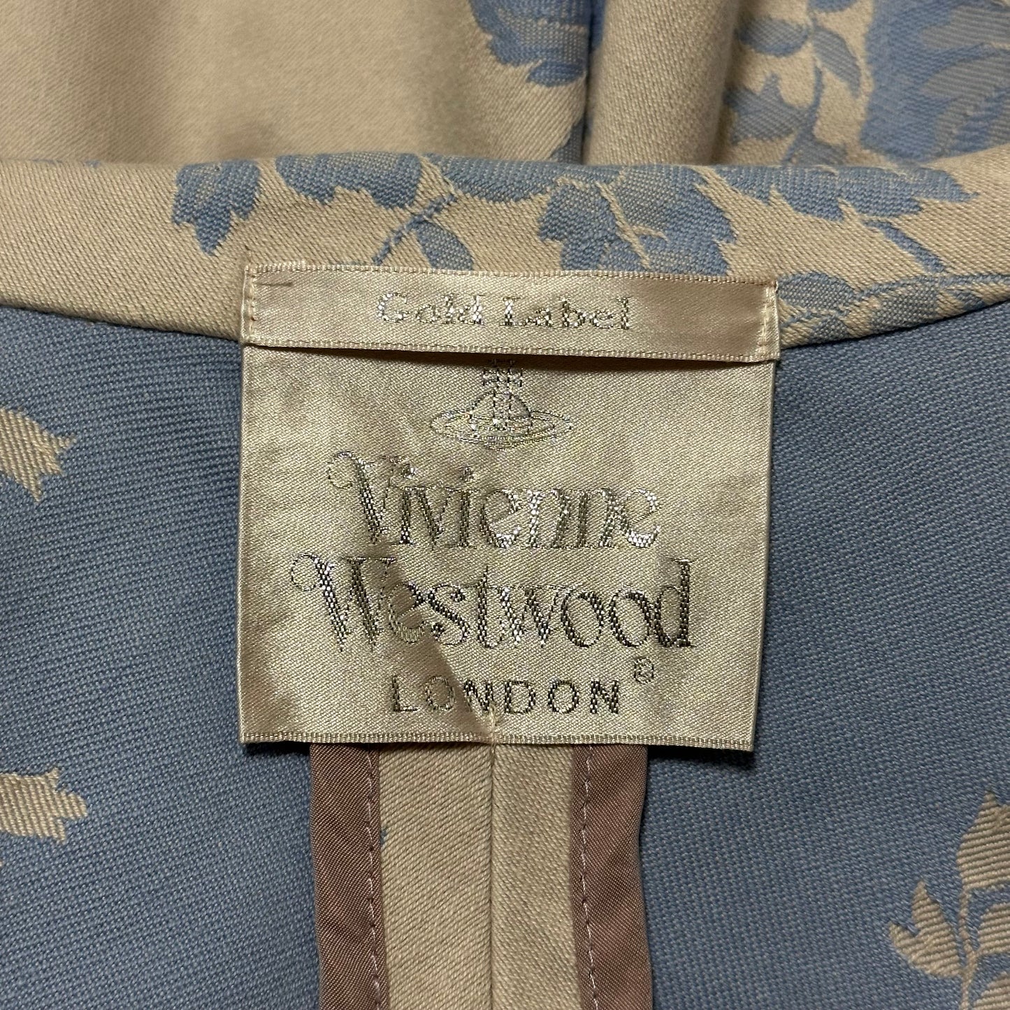 VIVIENNE WESTWOOD Spring Summer 1998 "Tied To The Mast" Floral Jacket and Midi Skirt Set Up