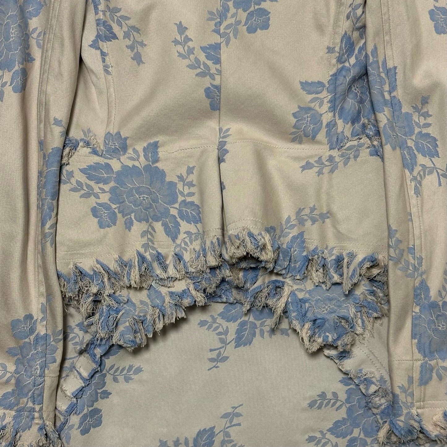 VIVIENNE WESTWOOD Spring Summer 1998 "Tied To The Mast" Floral Jacket and Midi Skirt Set Up