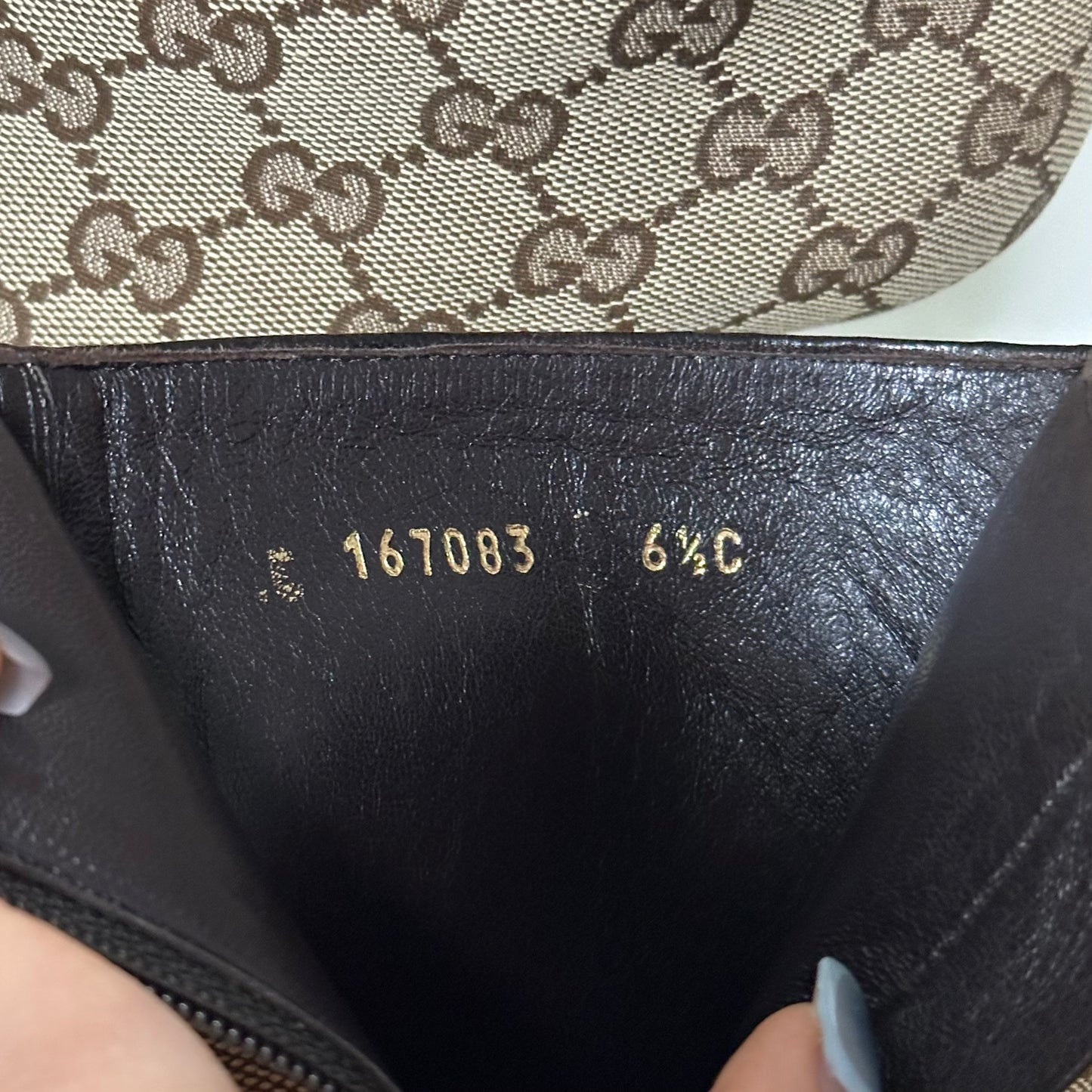 GUCCI GG Monogram Canvas Pointed Toe Ankle Boots
