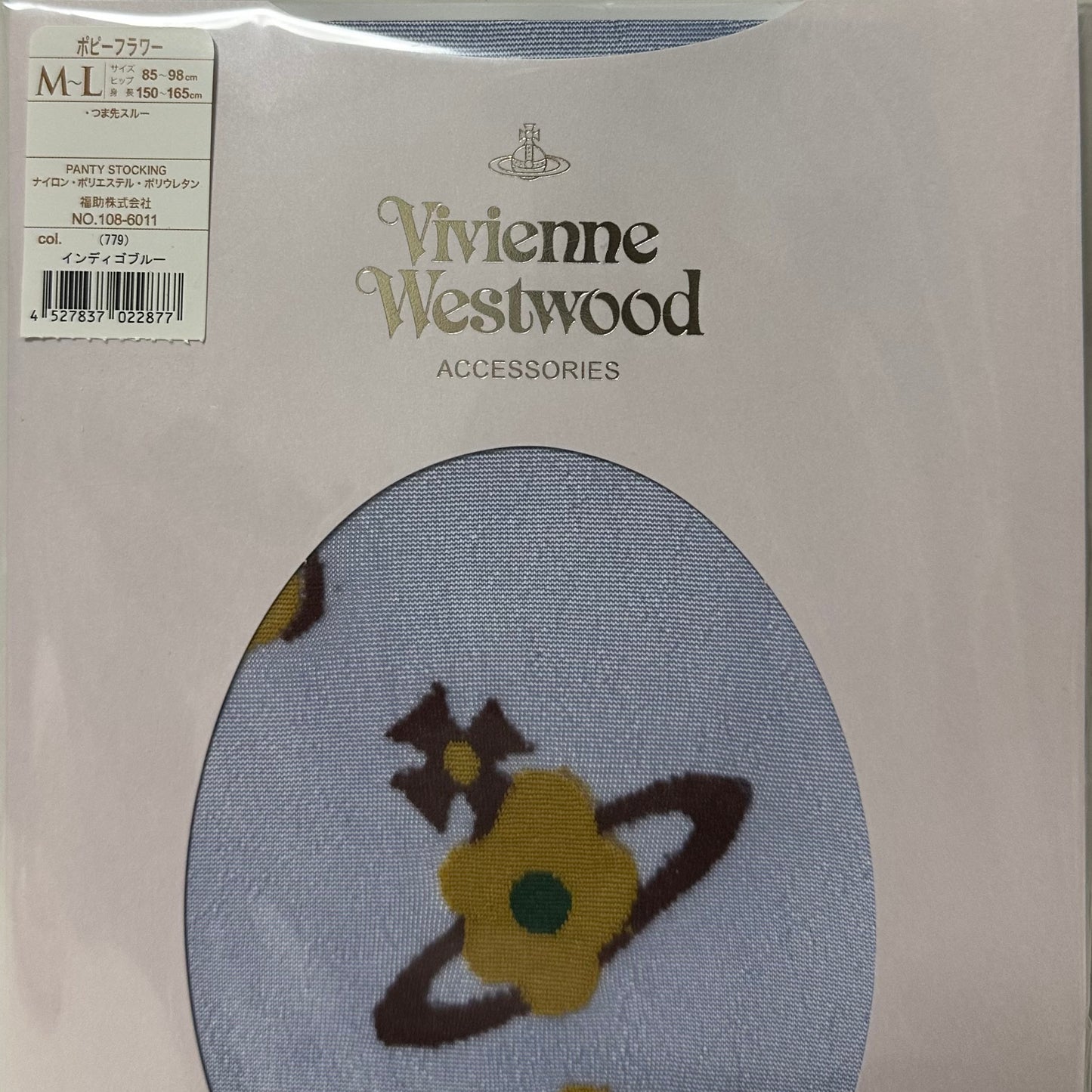 VIVIENNE WESTWOOD Poppy Flower Orb Printed Tights