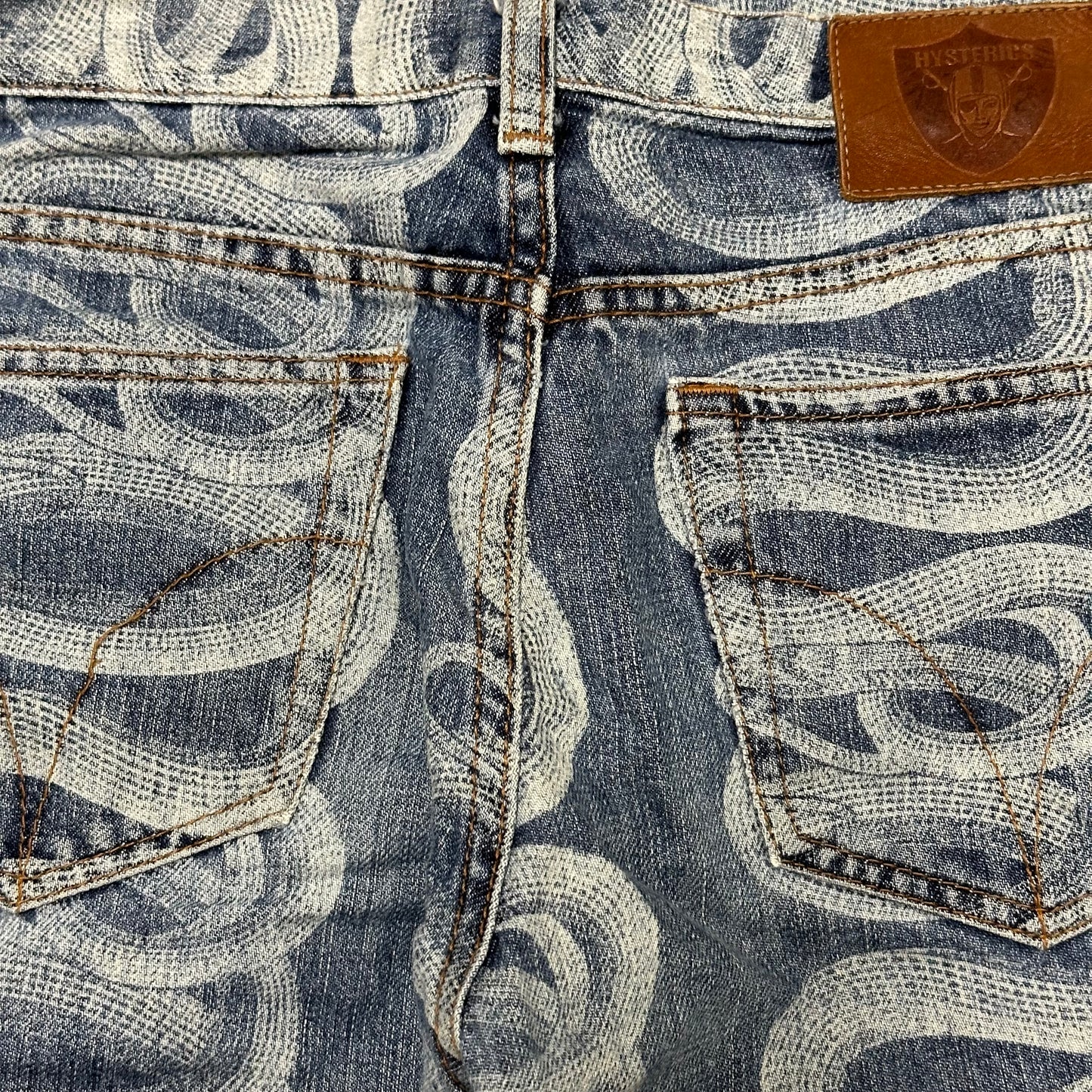 HYSTERICS Snake Print Denim Pants